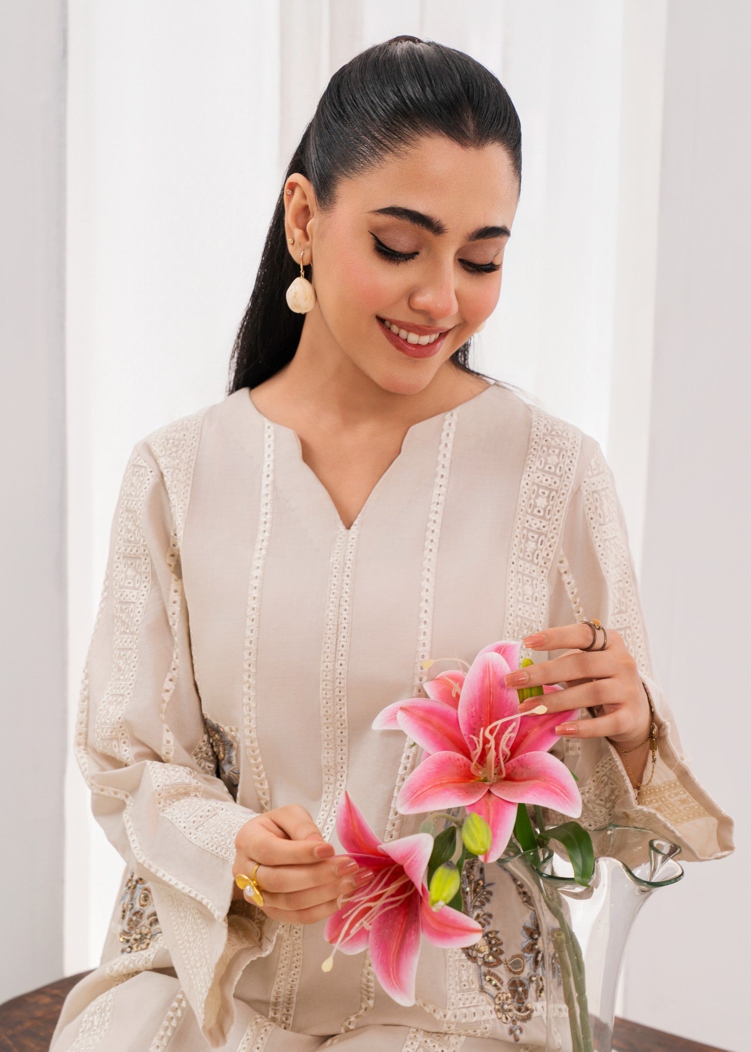 Sahibas By Mirza Nishat Ivory Women 2pcs