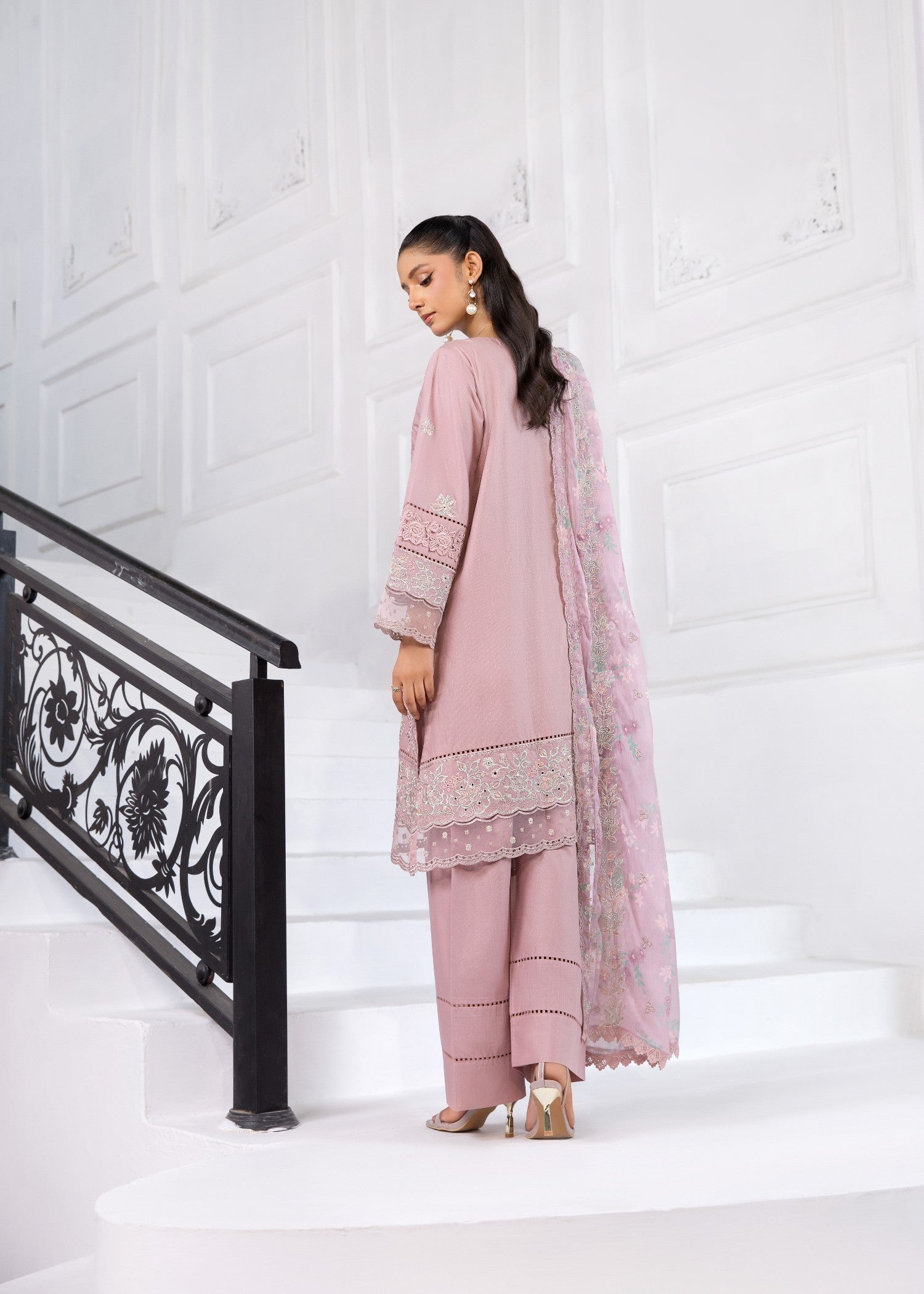 Bin Tayyab (BT006403 L PNK) Women 3pcs