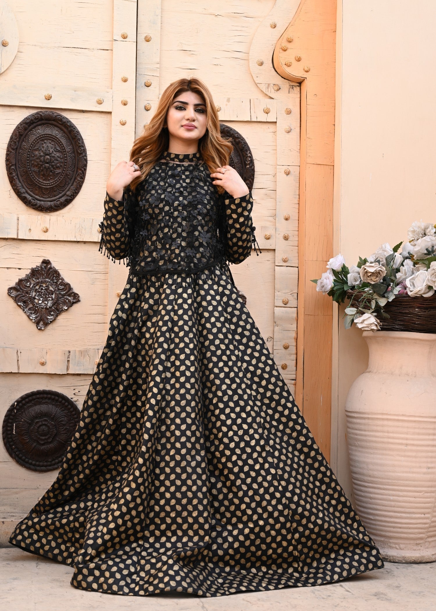 Miss & Mrs Black print jkt Women 1pcs