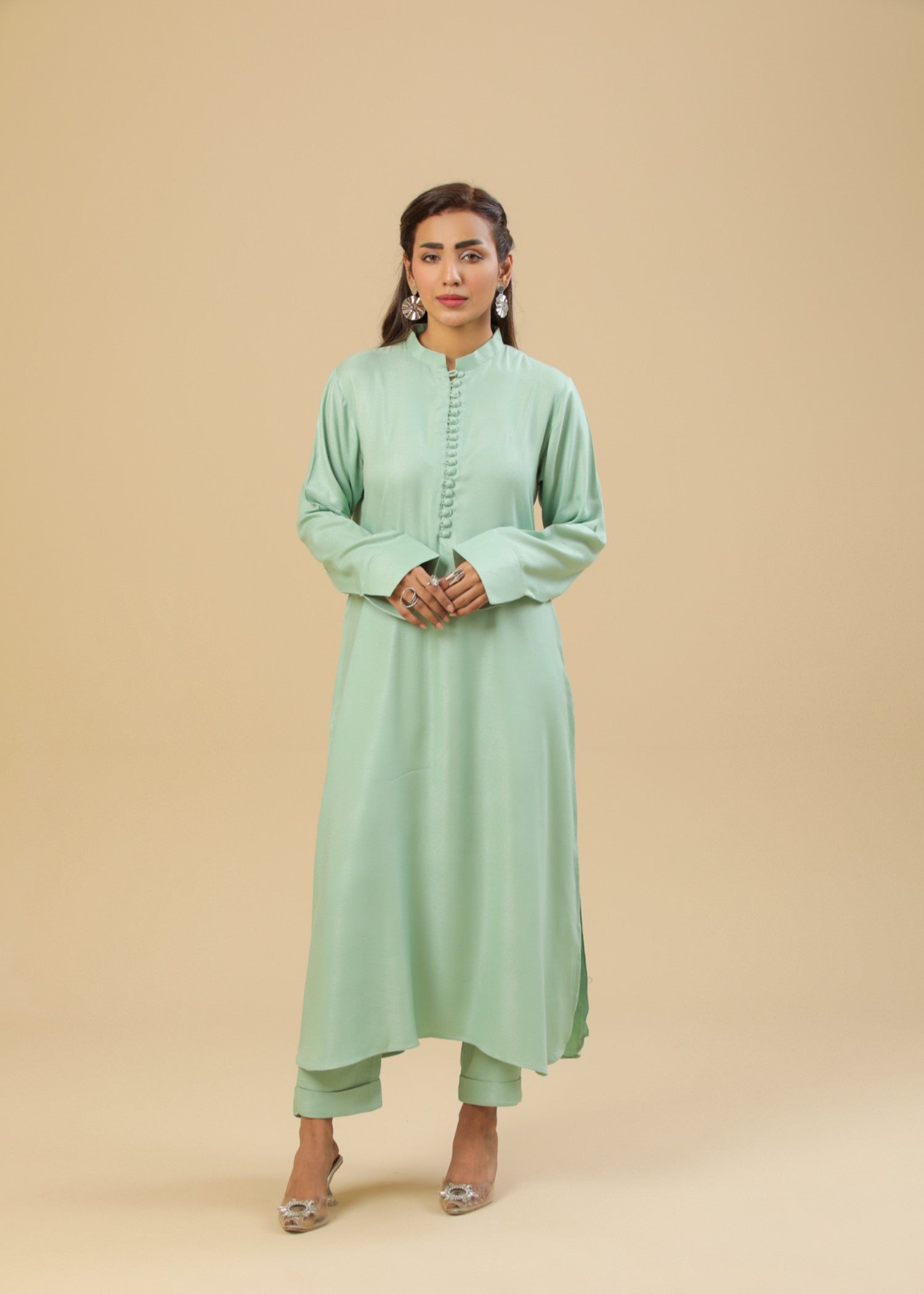 Zenyre Mint Dove Solid Set Women 2pcs