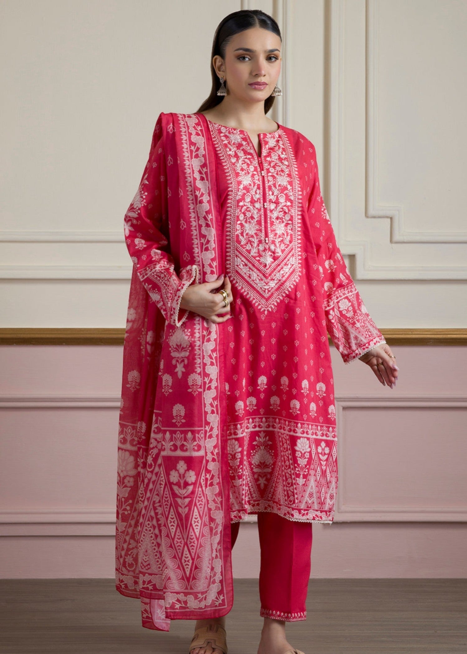 Zellbury WPS2531934 Hot Pink Women 3pcs