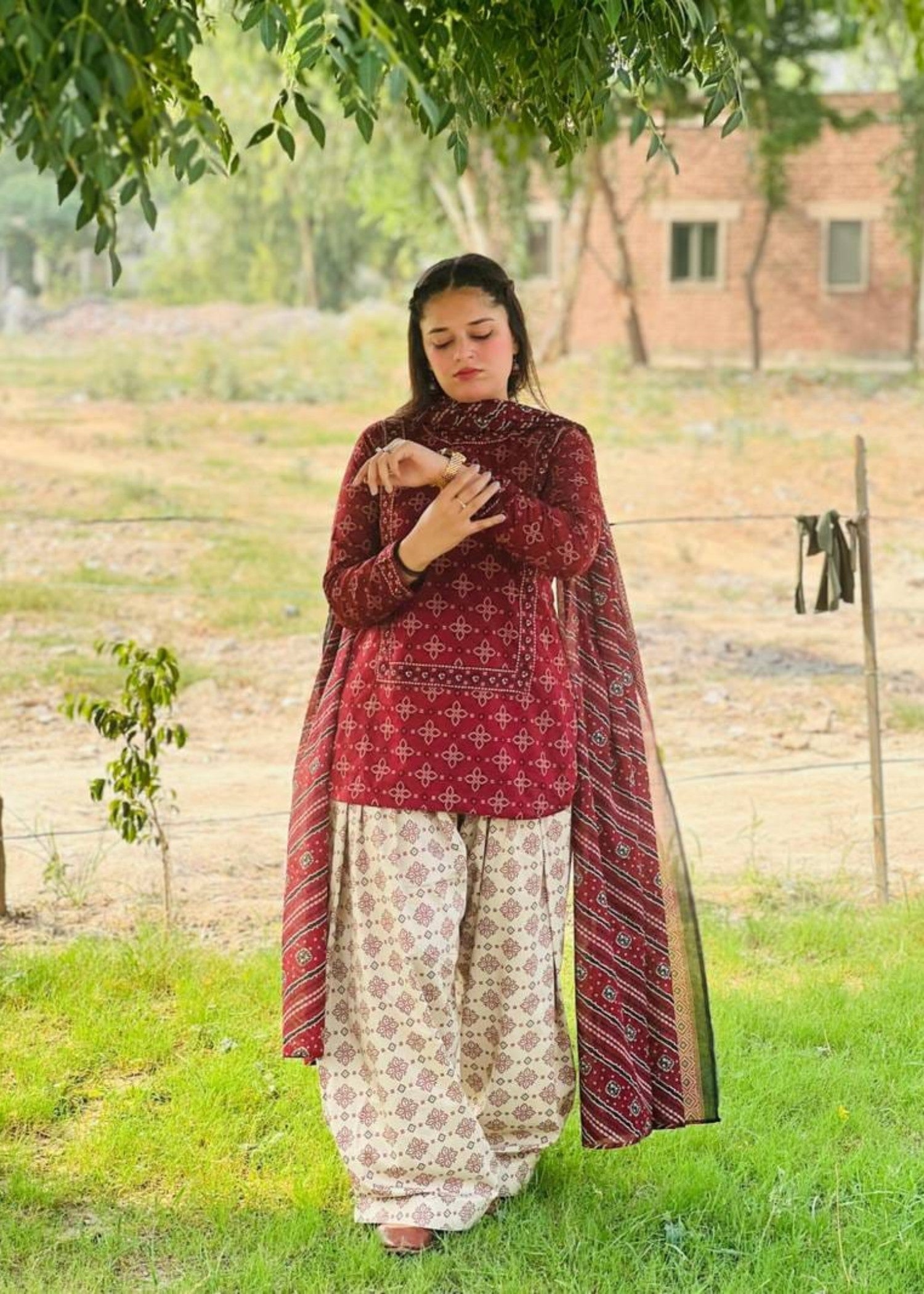 Tehzeeb Libas ZARISH DIGITAL Women 3pcs