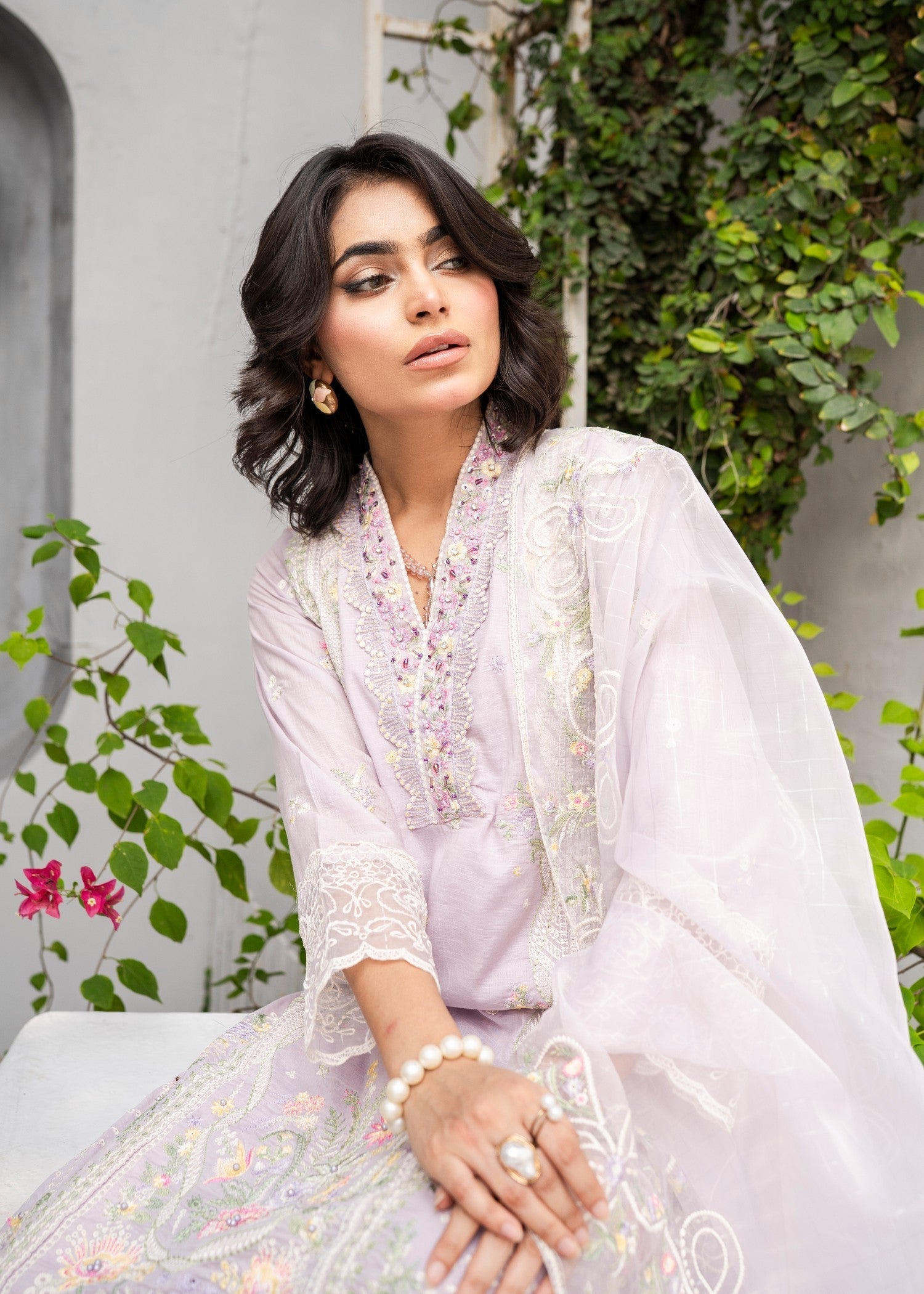 Zainab Fazlani Sahar e Lavender by Women 3pcs