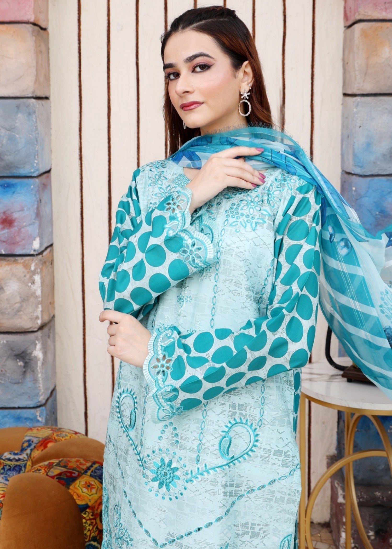 Mr Rai Attires ABBERA Embroidered Women 3pcs