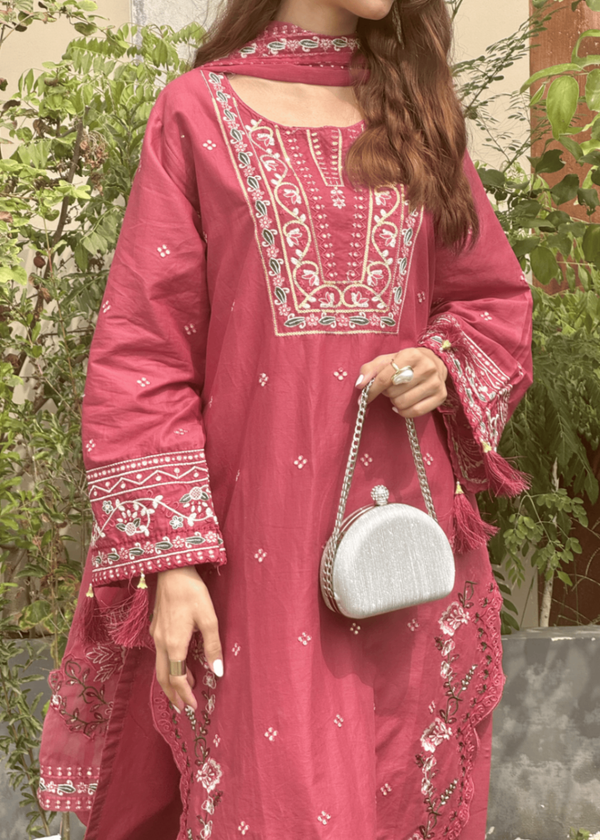 Chaudhary Arts Azeen Embroidered Women 3pcs