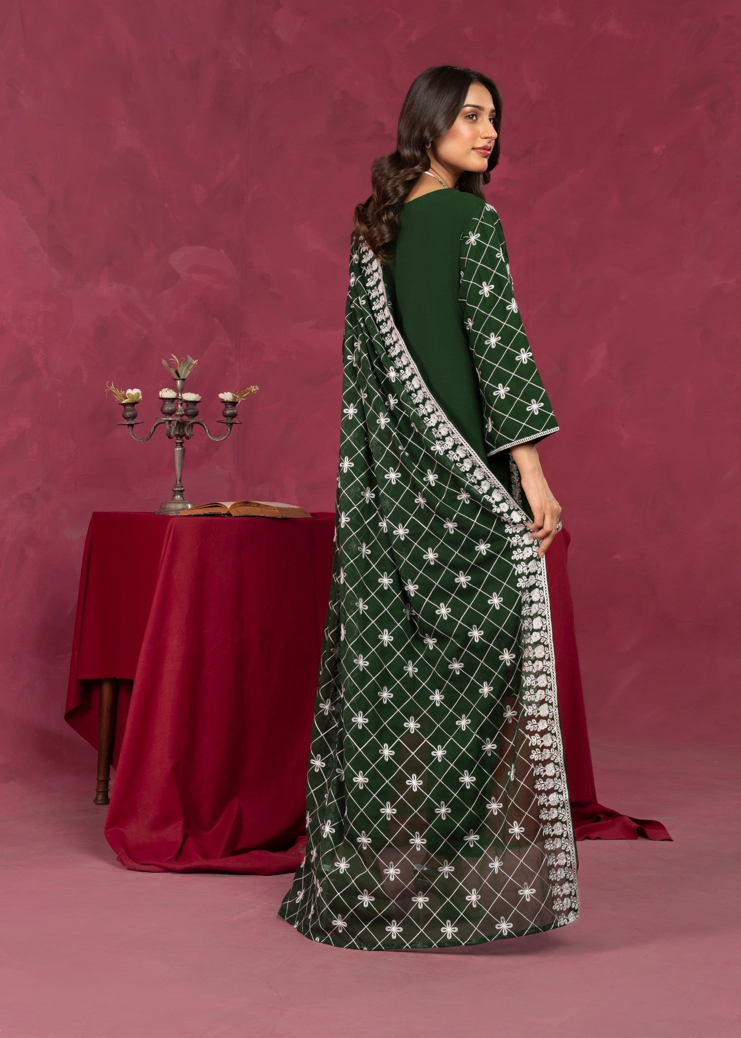 Four Season Boutique ZEWAR BOTTLE GREEN Women 3pcs