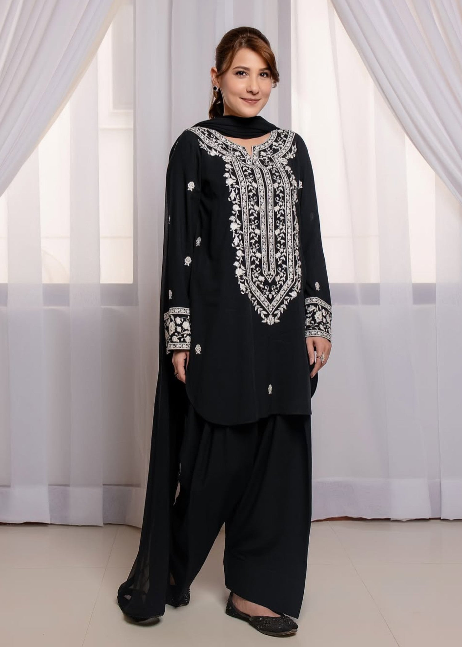 Chaudhary Arts Erina Black Women 2pcs