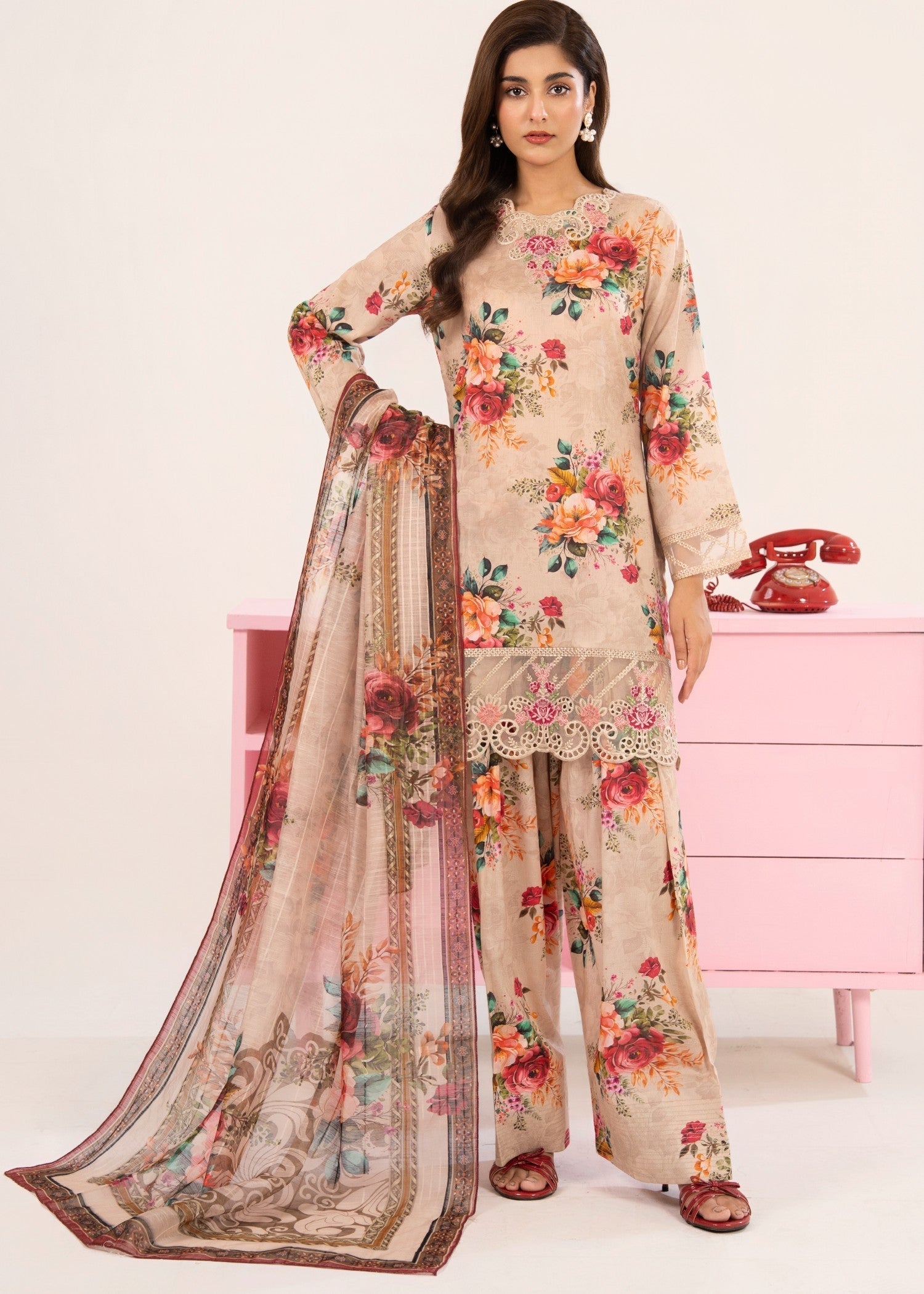 Sahibas By Mirza Basma Skin Women 3pcs