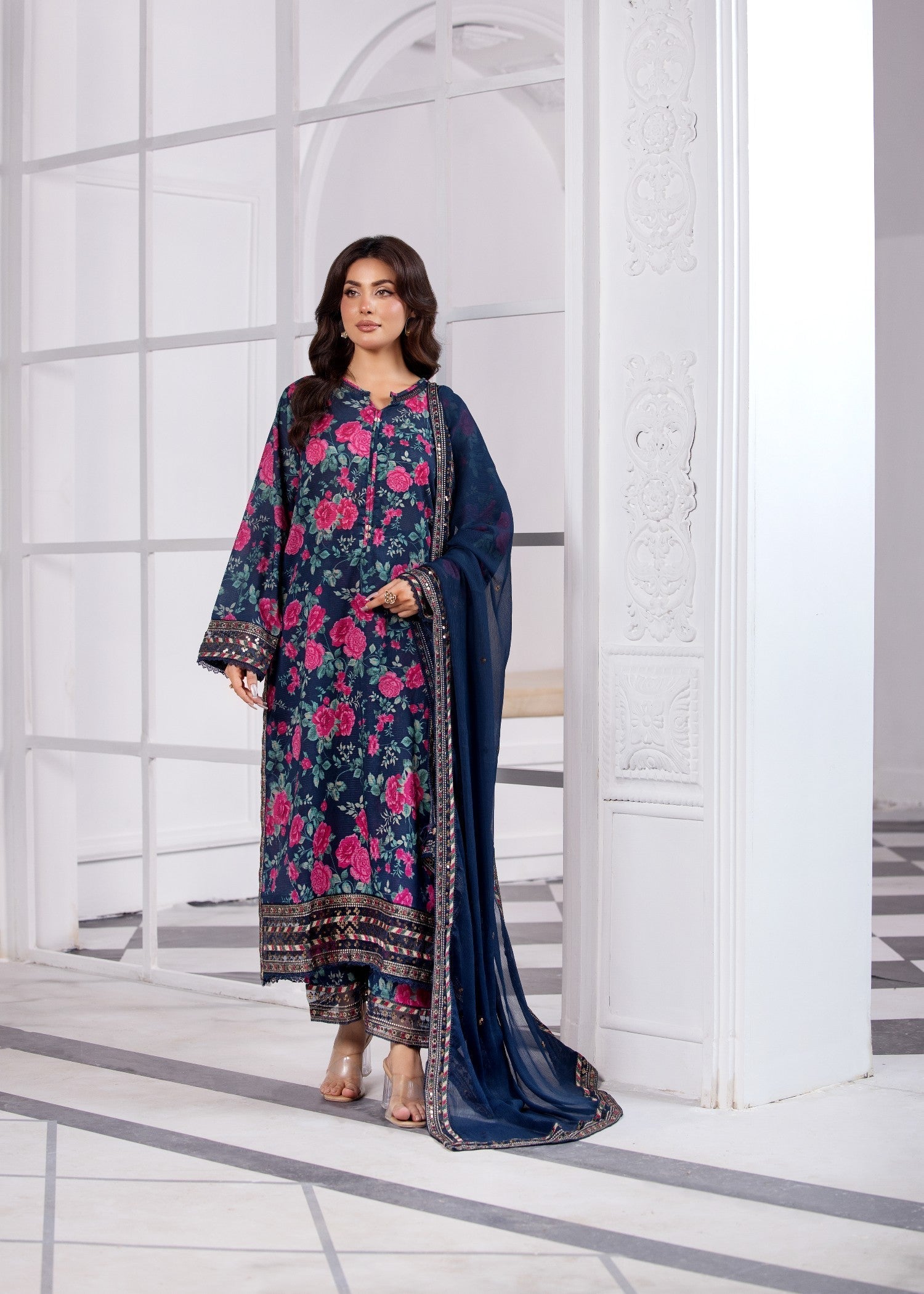 Bin Tayyab (BT006368 DBL 02) Women 3pcs