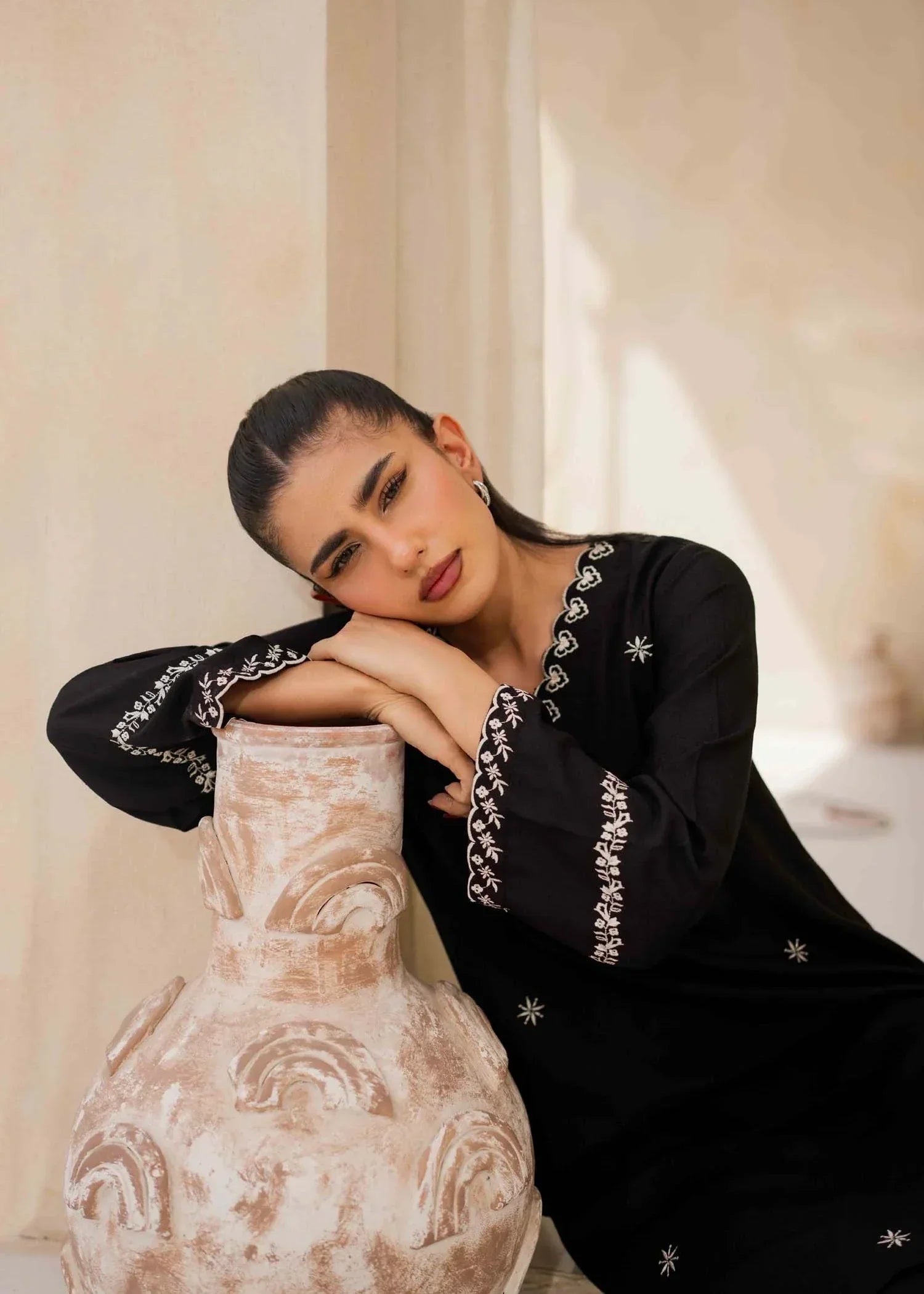 Ayesha Asif MIDNIGHT BLOOM SUIT Women 2pcs