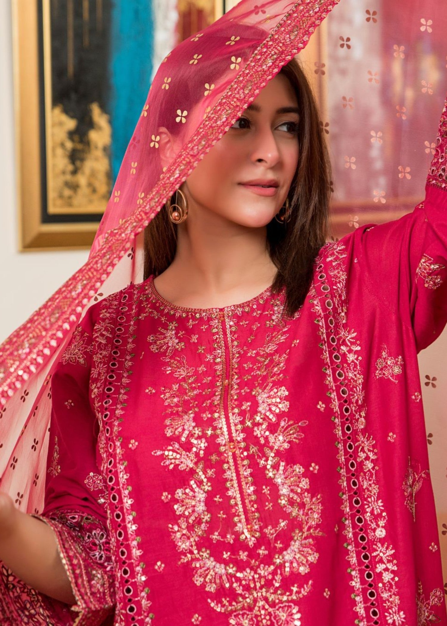 Alfatah Pret Embroidered Lawn ZAUQ S25 0021 Women 3pcs