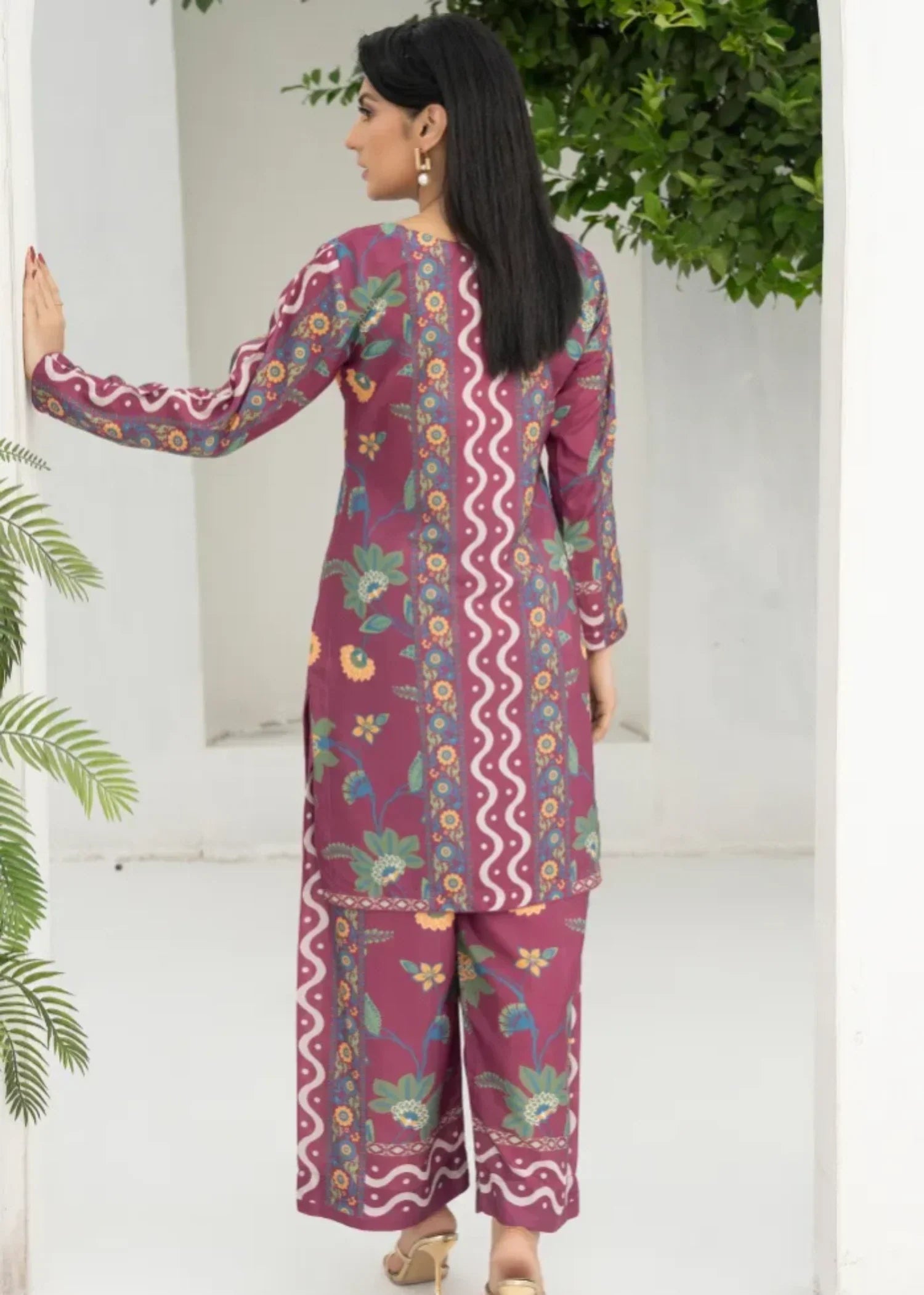 Designer Rack GRIP silk Plum Women 2pcs