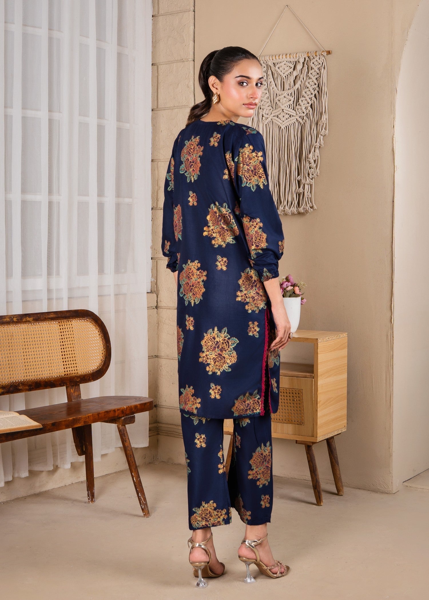 Gulposh Adaab (Printed ) Blue Women 2pcs