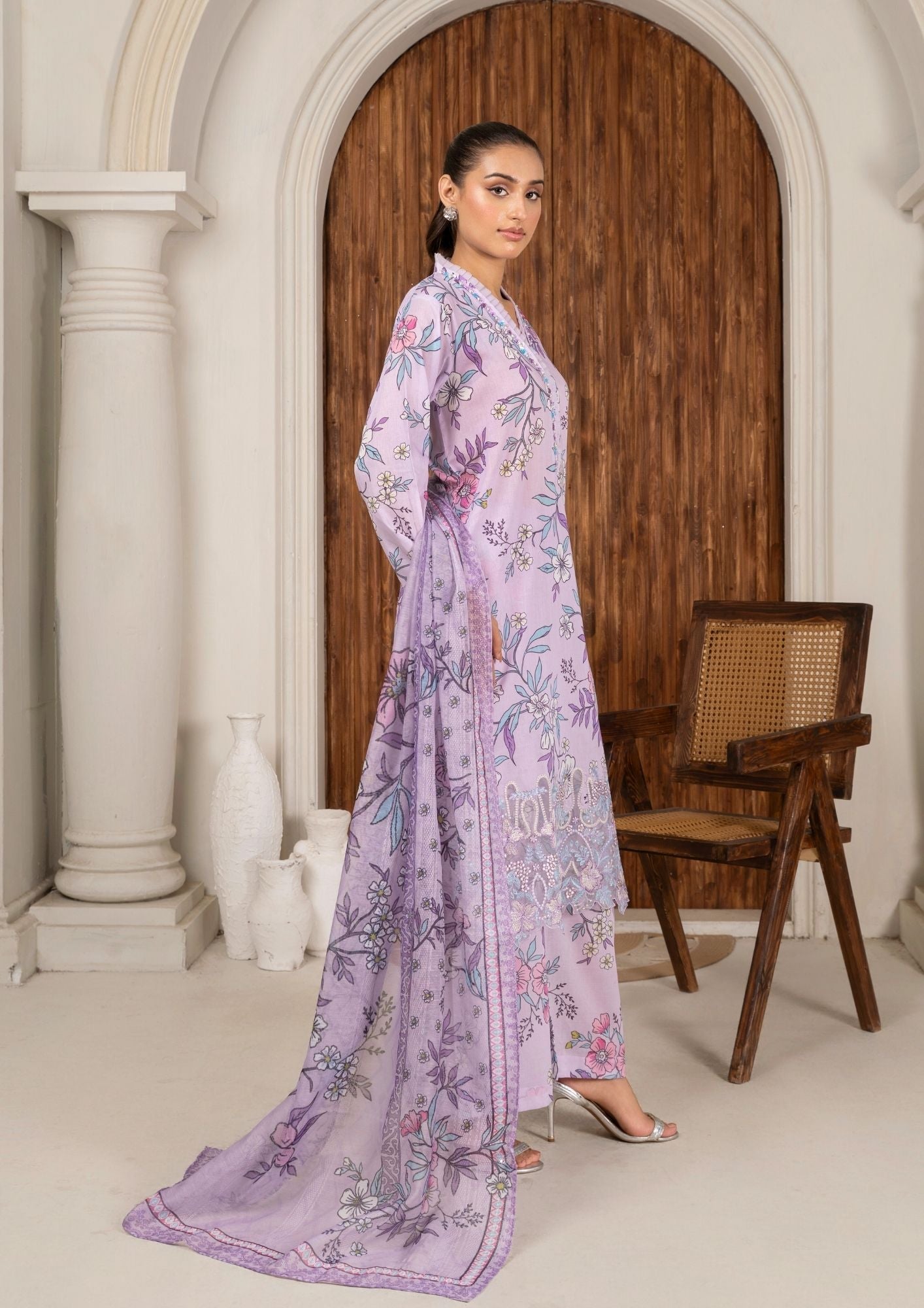 Alfatah Pret Printed Lawn with Embroidery RANAAI S25 0016 Women 3pcs