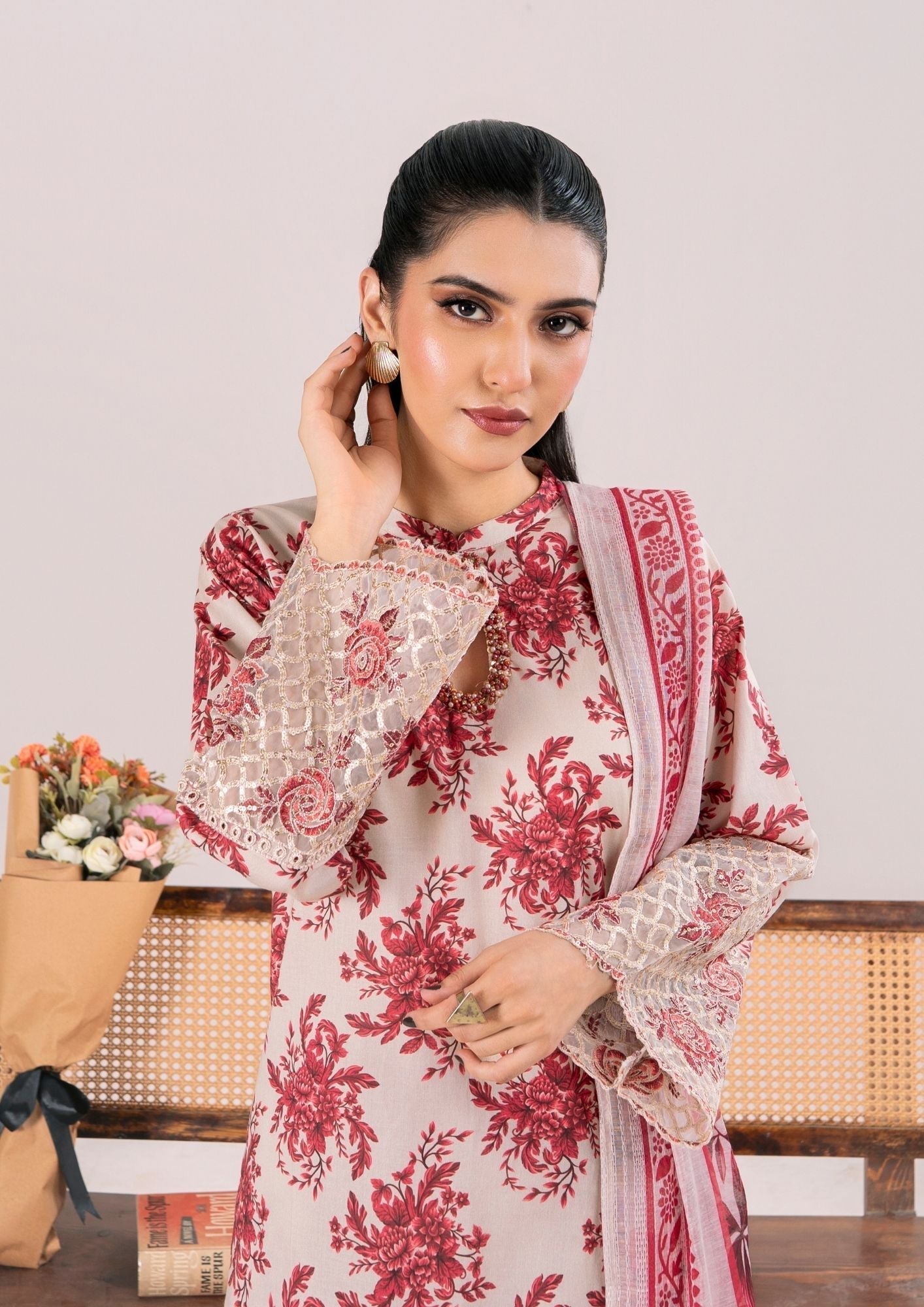 Alfatah Pret Printed Lawn with Embroidery RANAAI S25 0004 Women 3pcs