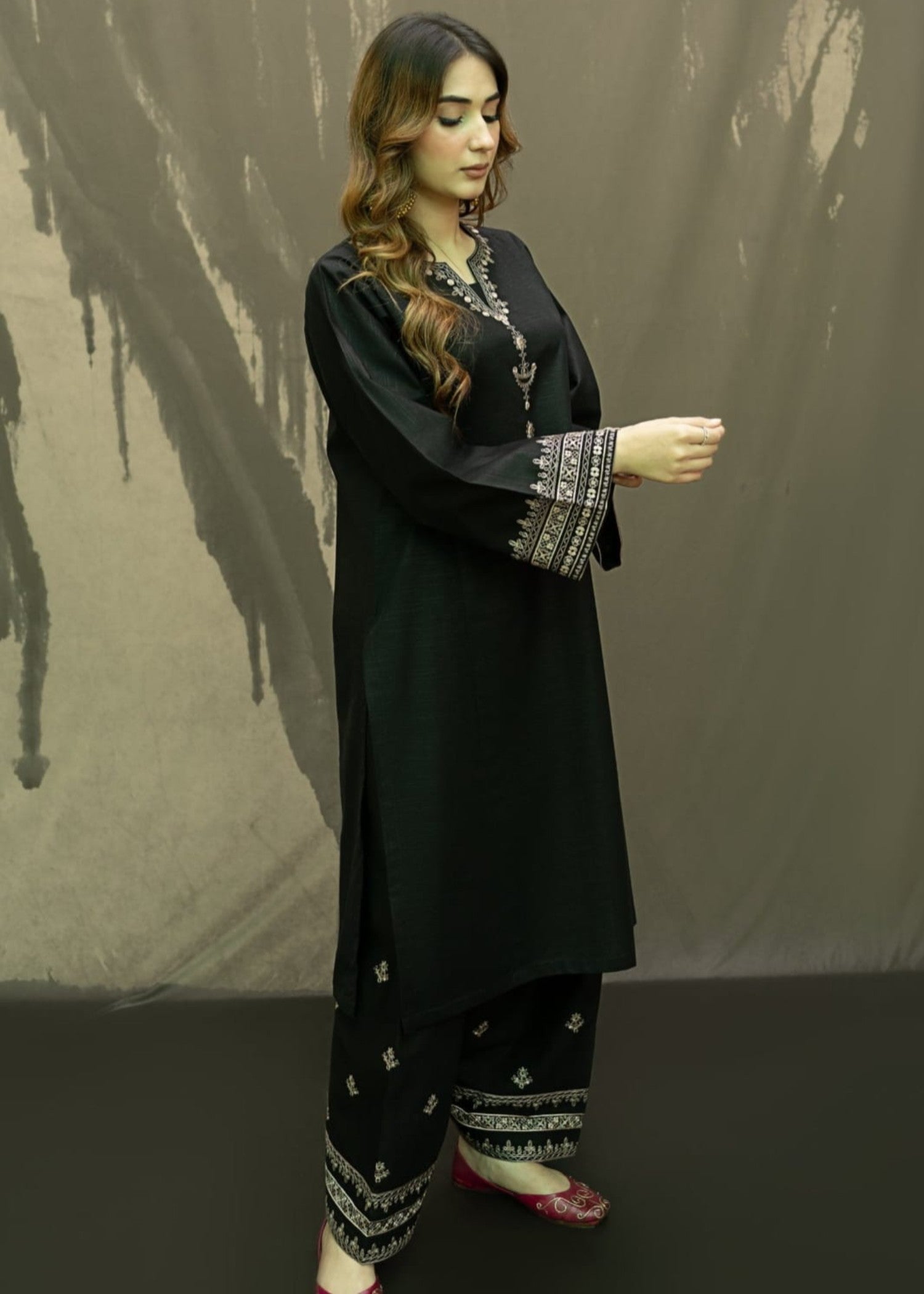 Anabya Garments BLACK IRAS AG Women 2pcs