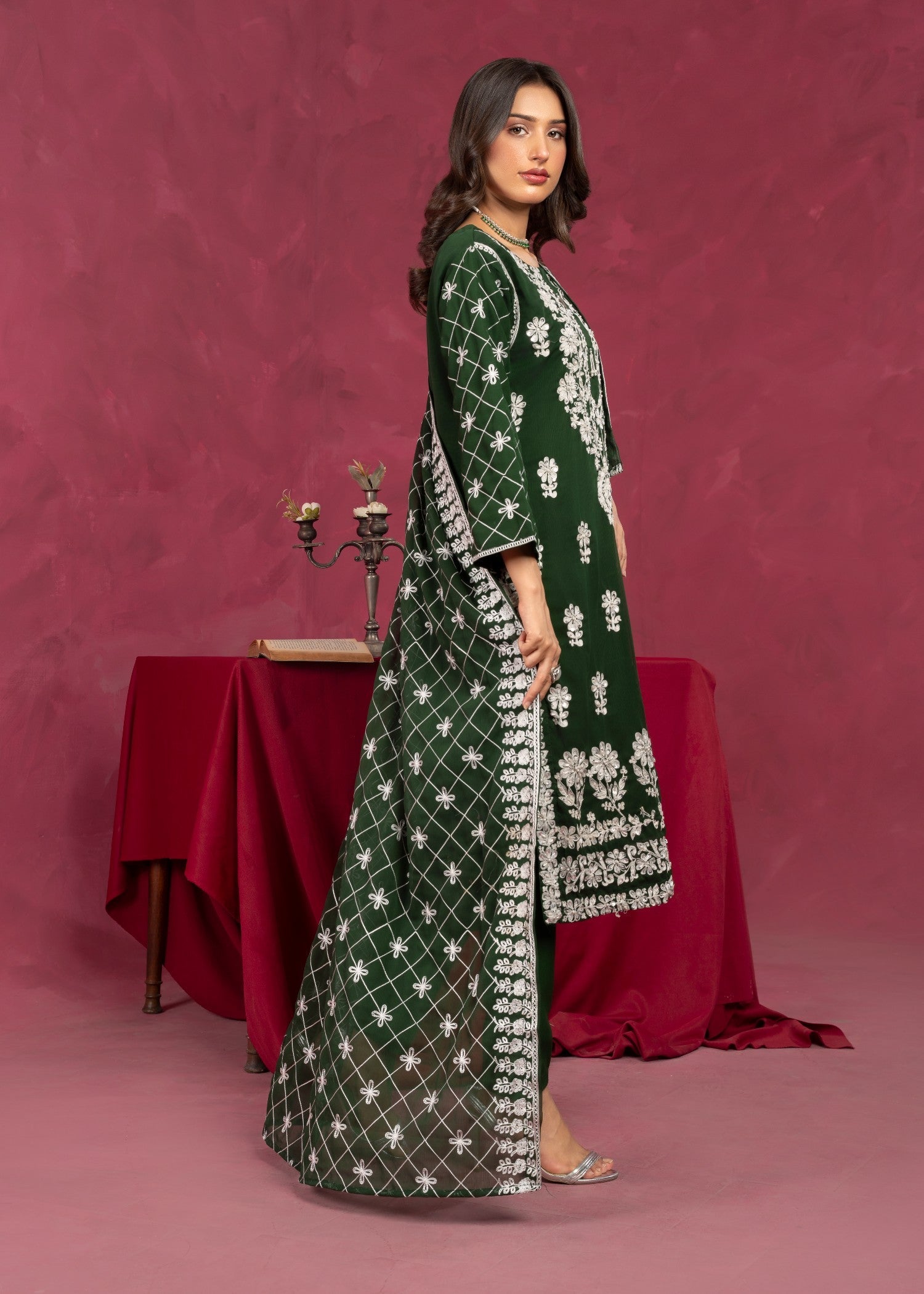 Four Season Boutique ZEWAR BOTTLE GREEN Women 3pcs