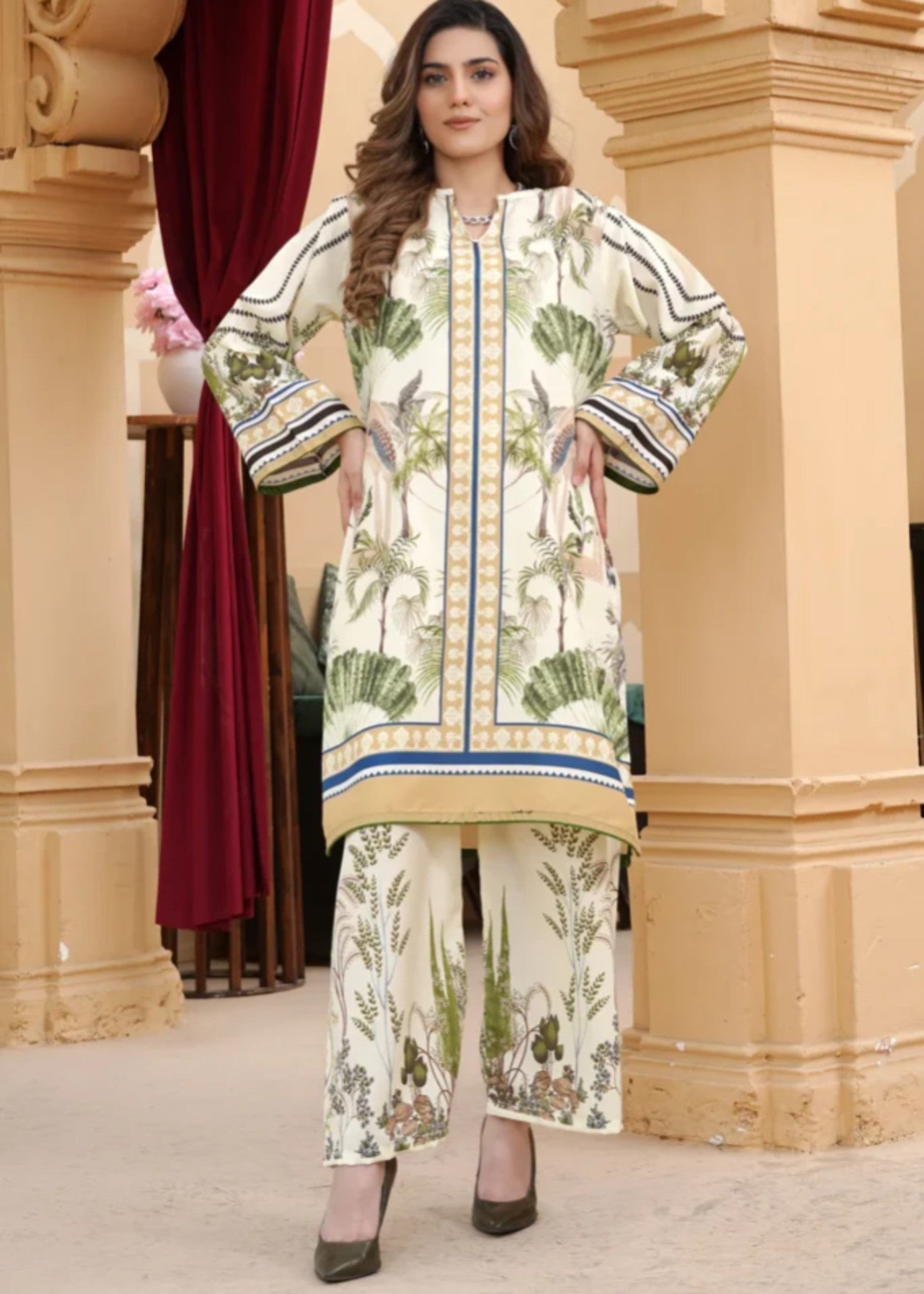 Shanghai Preet Tropical Ivory Grace Women 2pcs