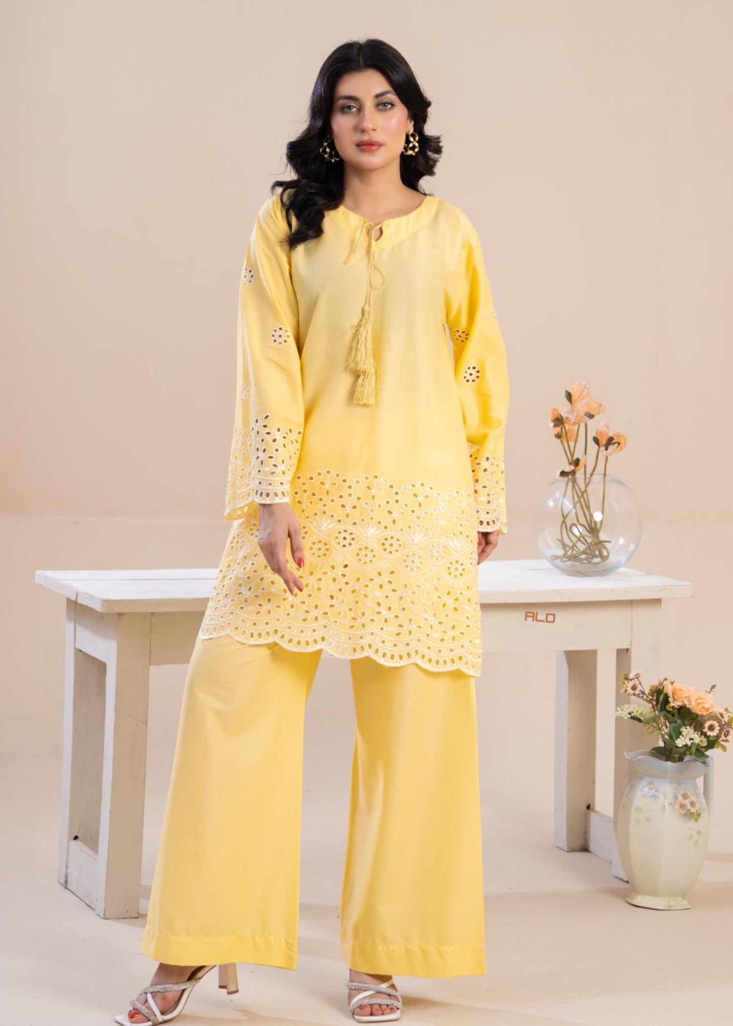 Zeenat & Zoha Lime Women 2pcs