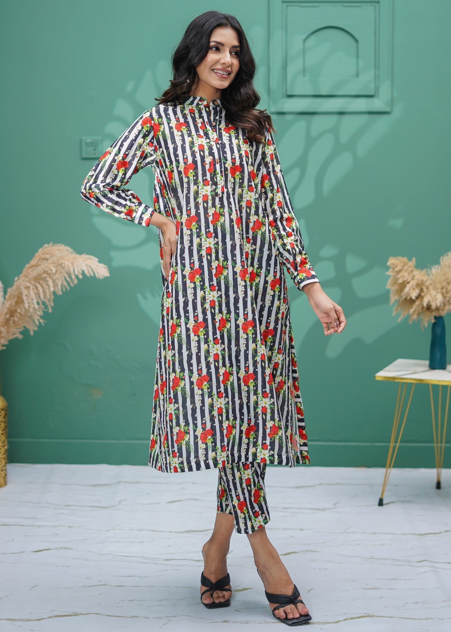 Suitsu Stripes Caries Women 2pcs