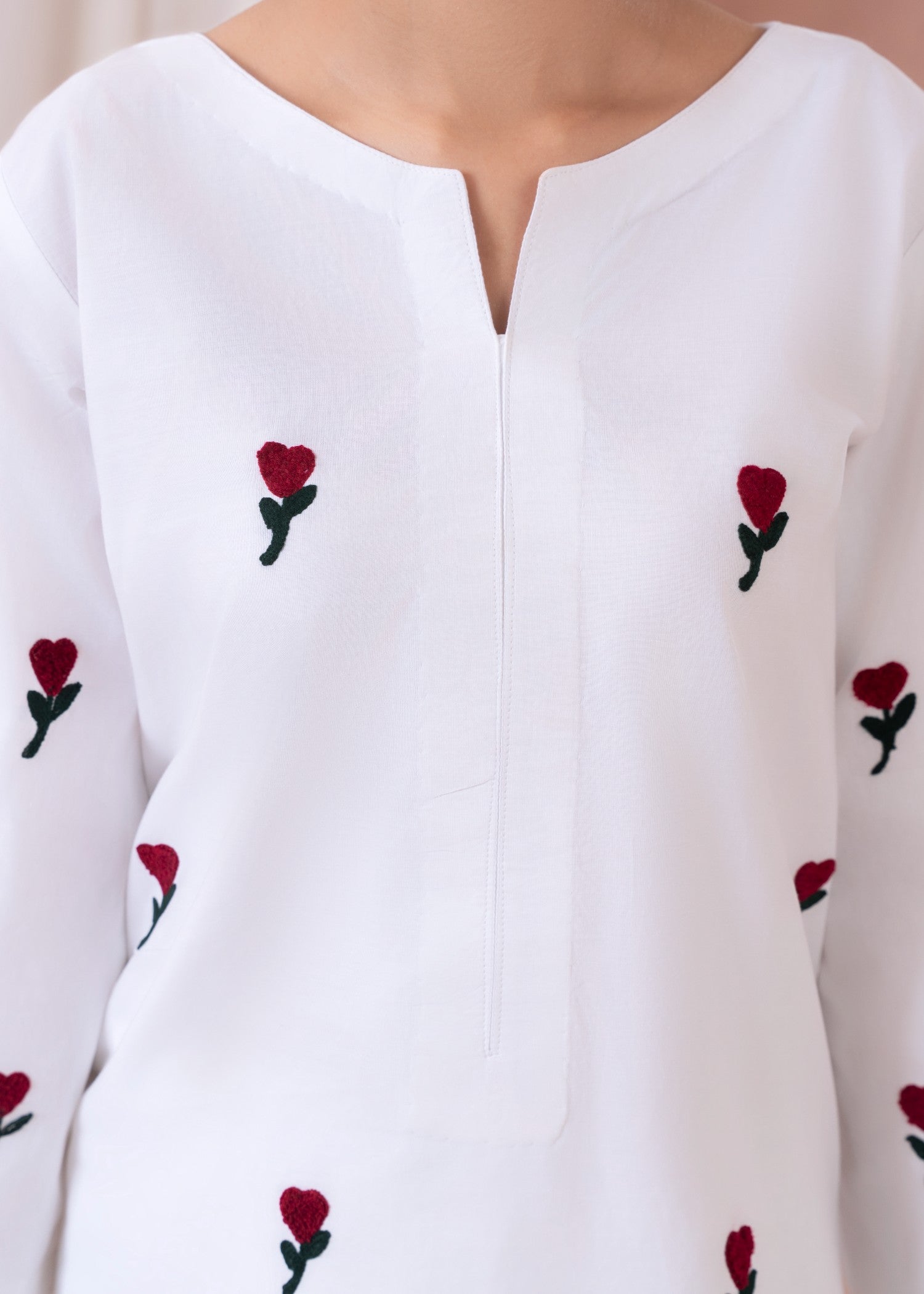 Tonics Clothing White Orchid Women 2pcs