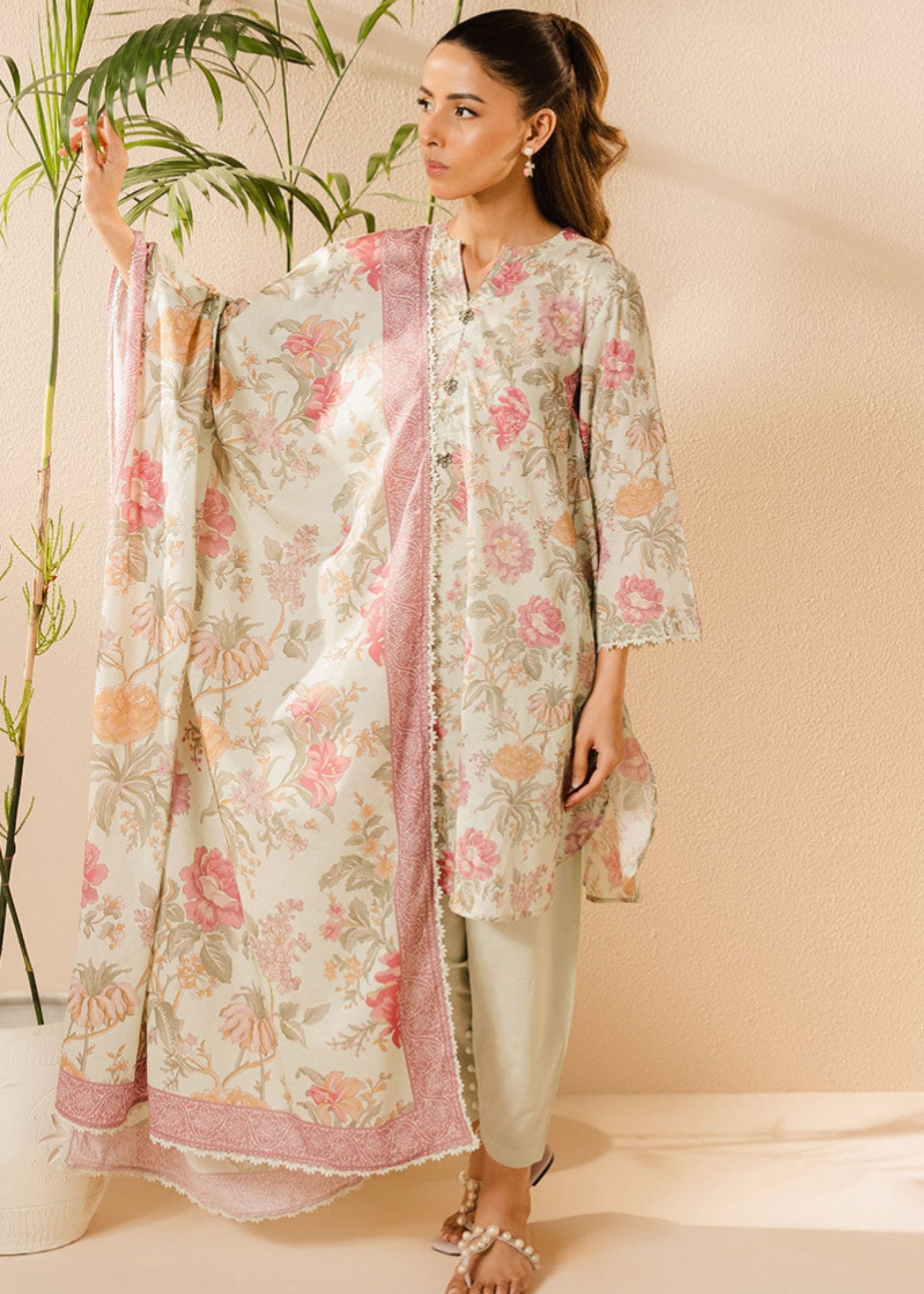 Cross Stitch MINTY BLOOM 0125RTWPRTLWN0205 Women 3pcs