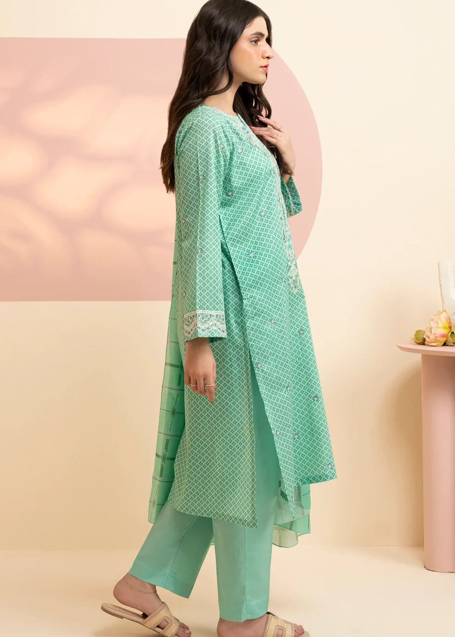 Zellbury WPS2531710 Green Women 3pcs