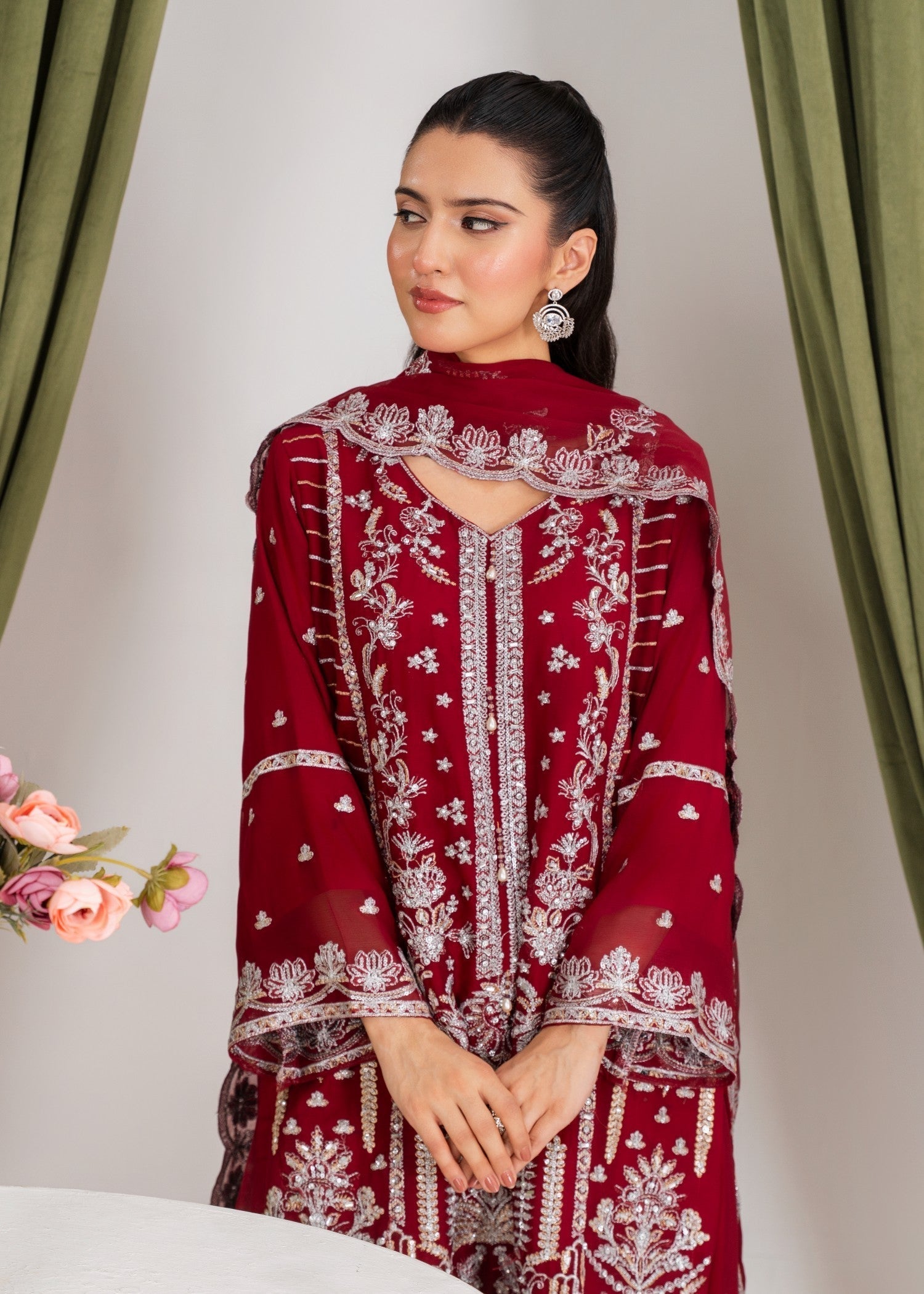 Four Season Boutique LAYLA MAROON Women 3pcs
