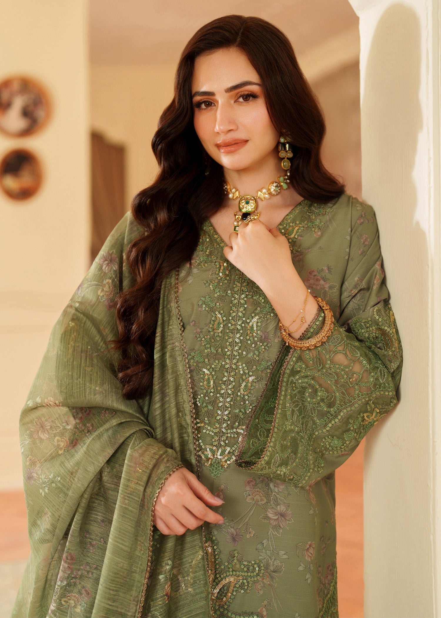 Mohagni BLS 53 STITCHED I UNSTITCHED Women 3pcs