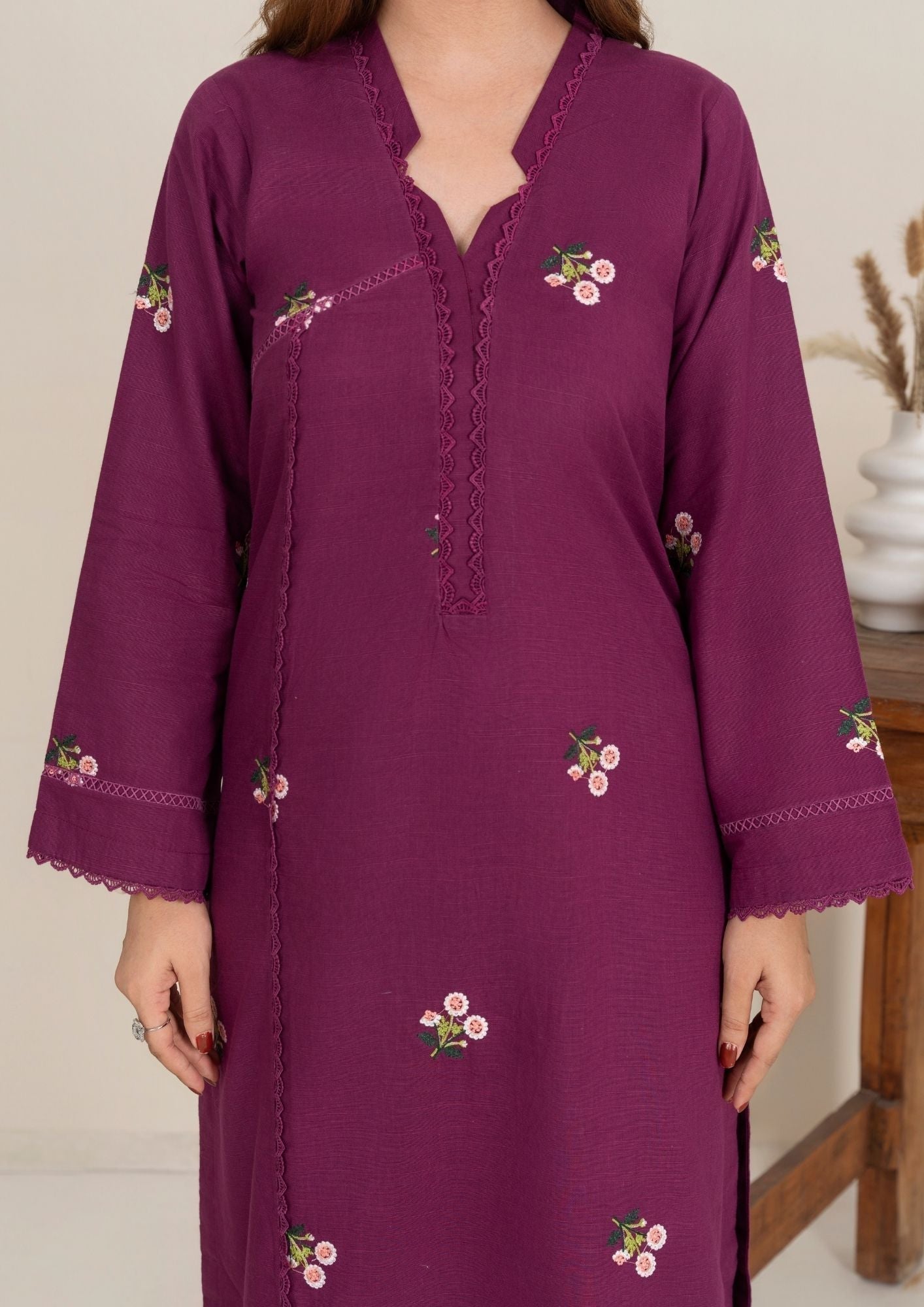 Yolo Pret Multi Embroidered Alpine AML W25 0002 Women 2pcs