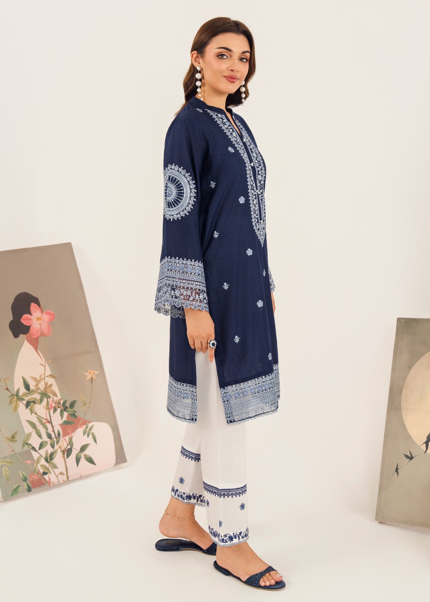 Zoya&Zafar Azure Women 2pcs