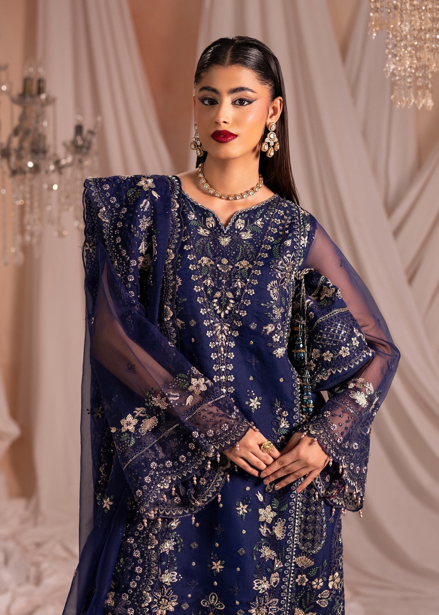 Diara Couture ISORIA DF 43 NAVY BLUE Women 3pcs