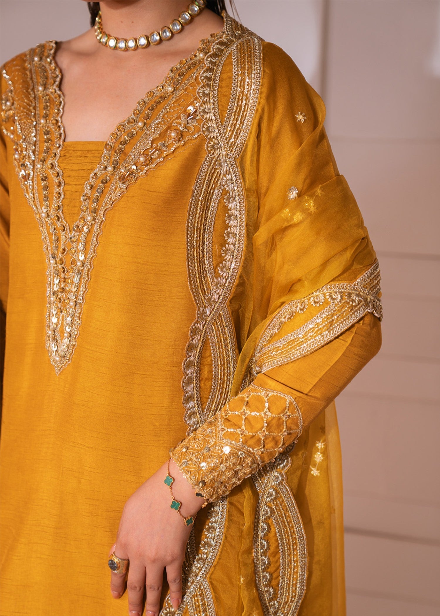 Neeshay SOLARE (MUSTARD) Women 3pcs