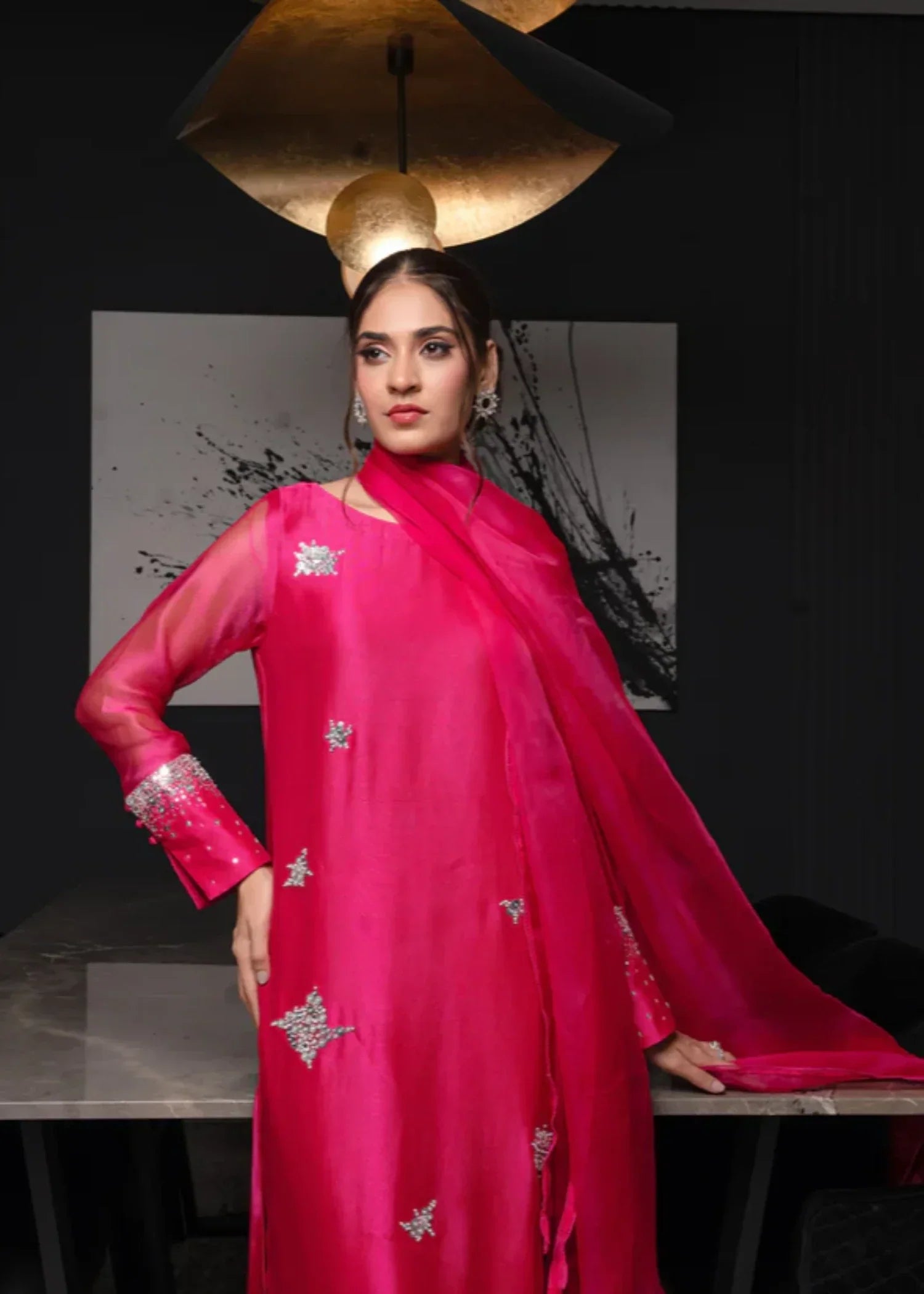 Gulabi Gota FUSCIA Women 3pcs