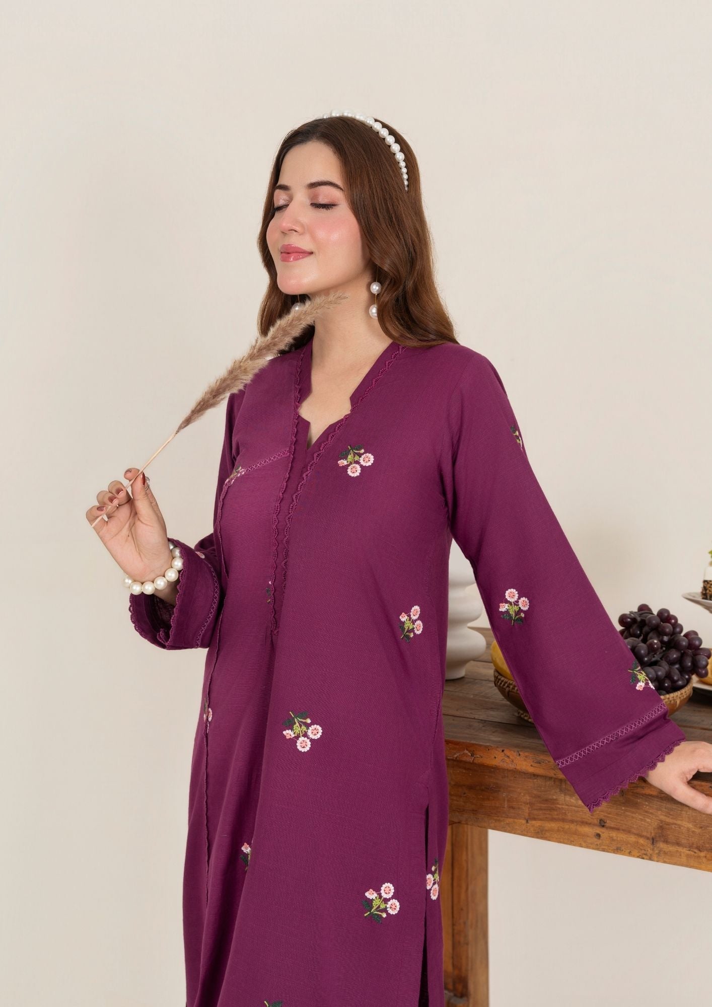 Yolo Pret Multi Embroidered Alpine AML W25 0002 Women 2pcs