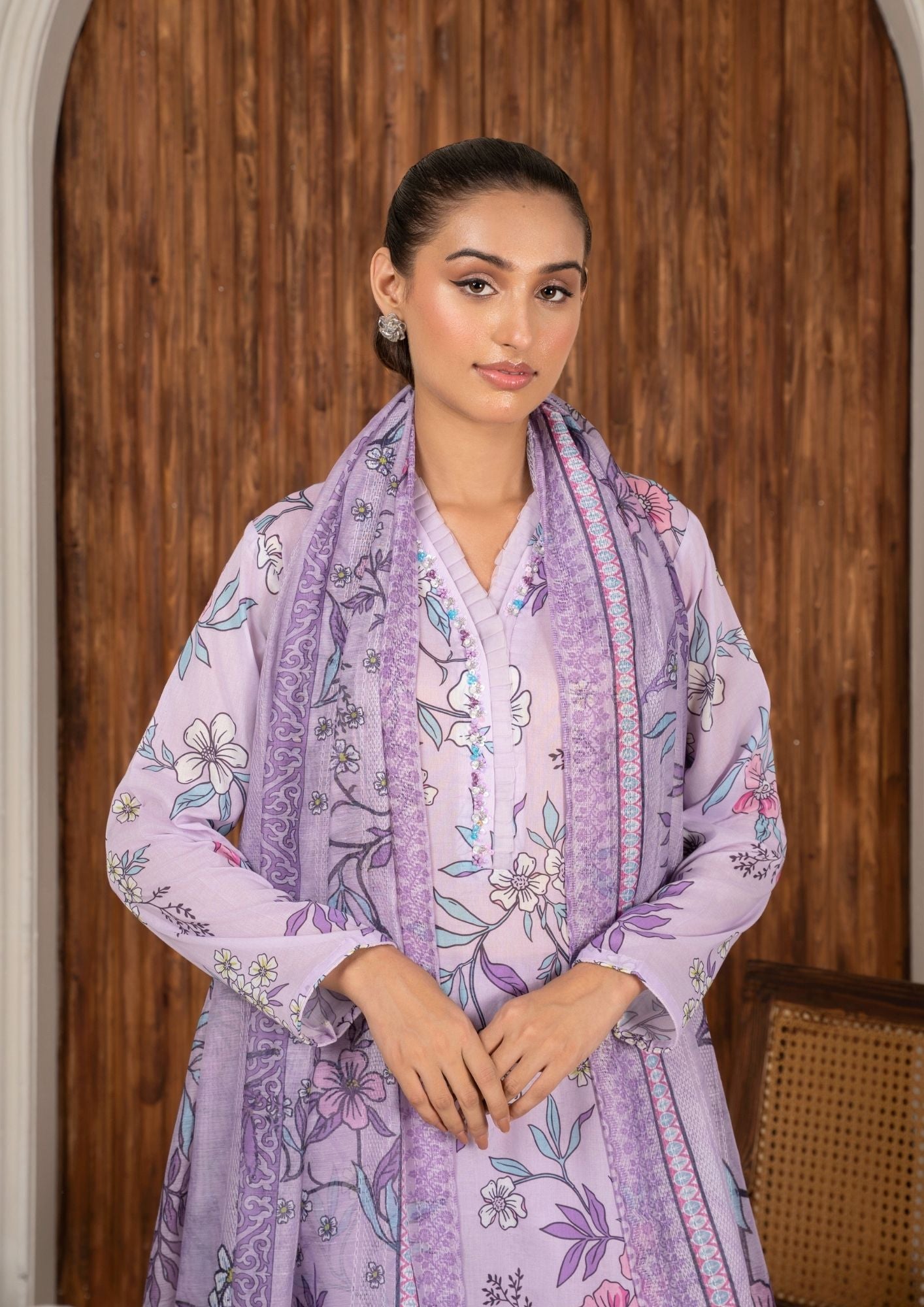 Alfatah Pret Printed Lawn with Embroidery RANAAI S25 0016 Women 3pcs