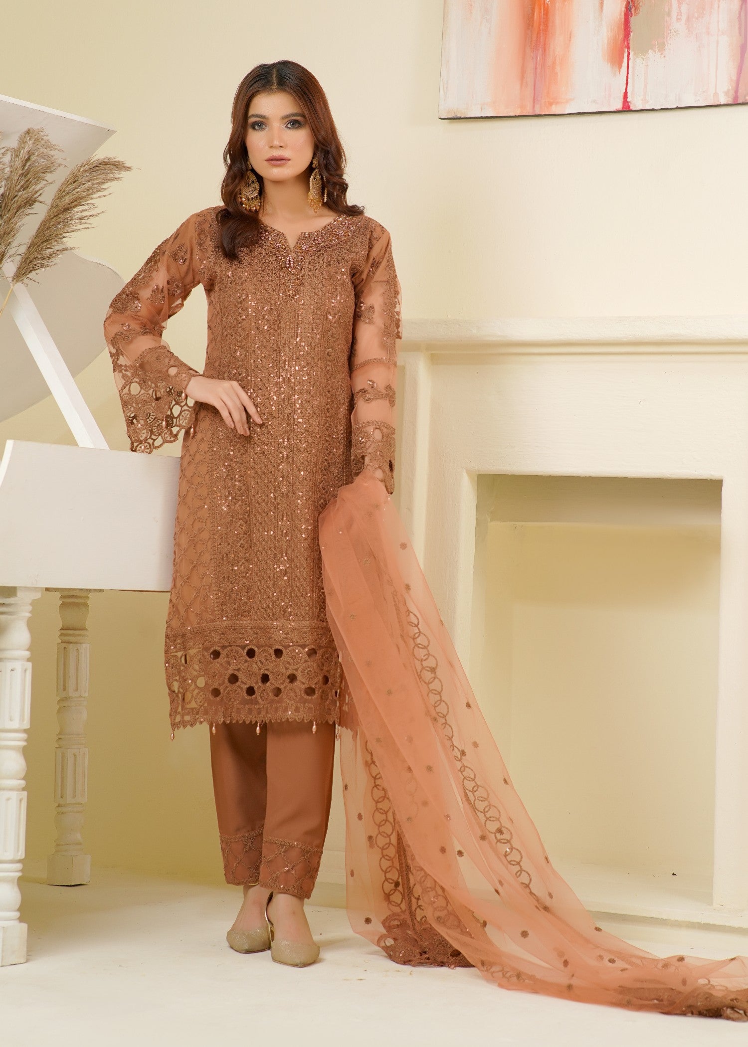 Rangoon Clothing Guluna Coffee Women 3pcs