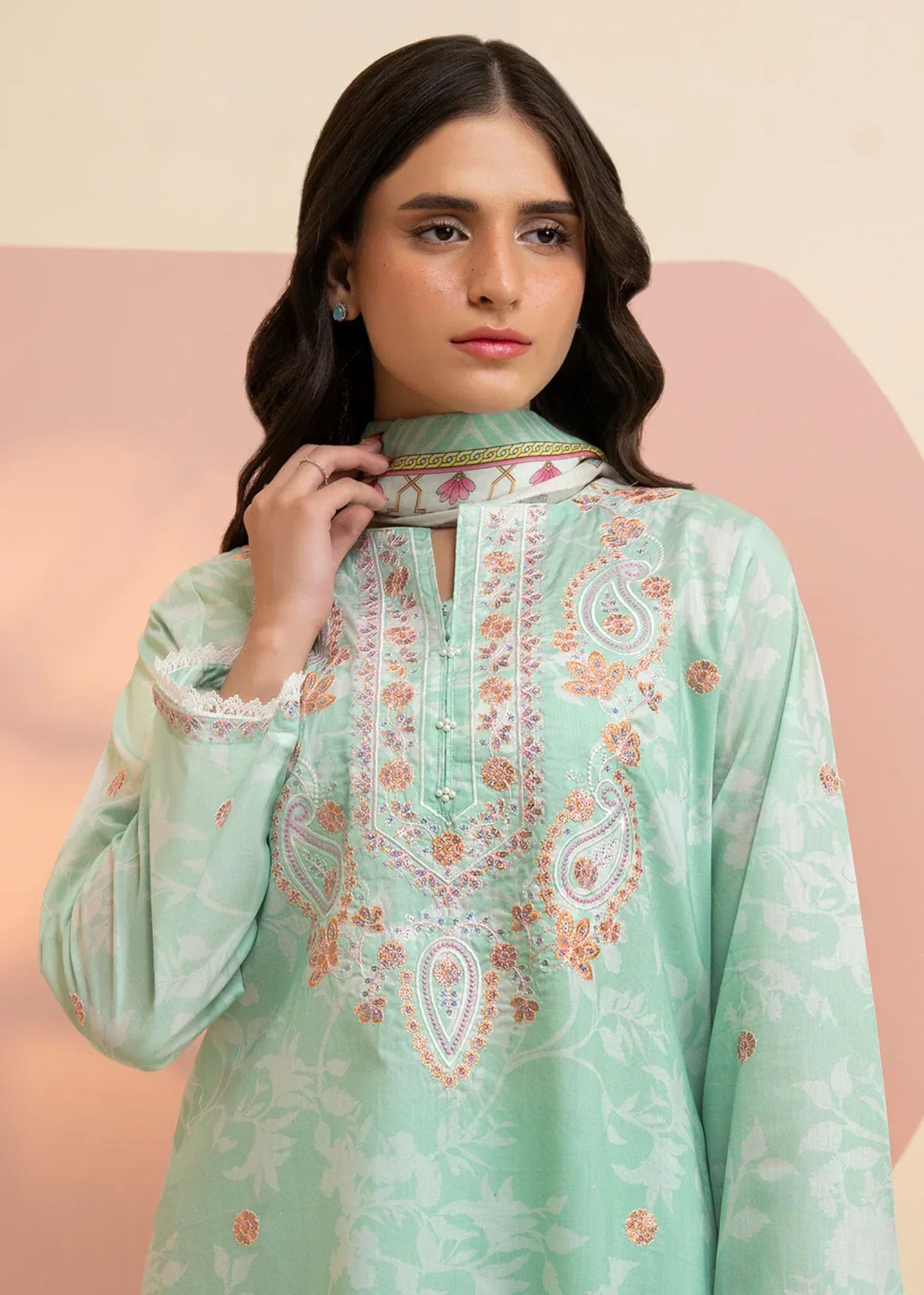 Zellbury WPS2531455 Mint Green Women 3pcs