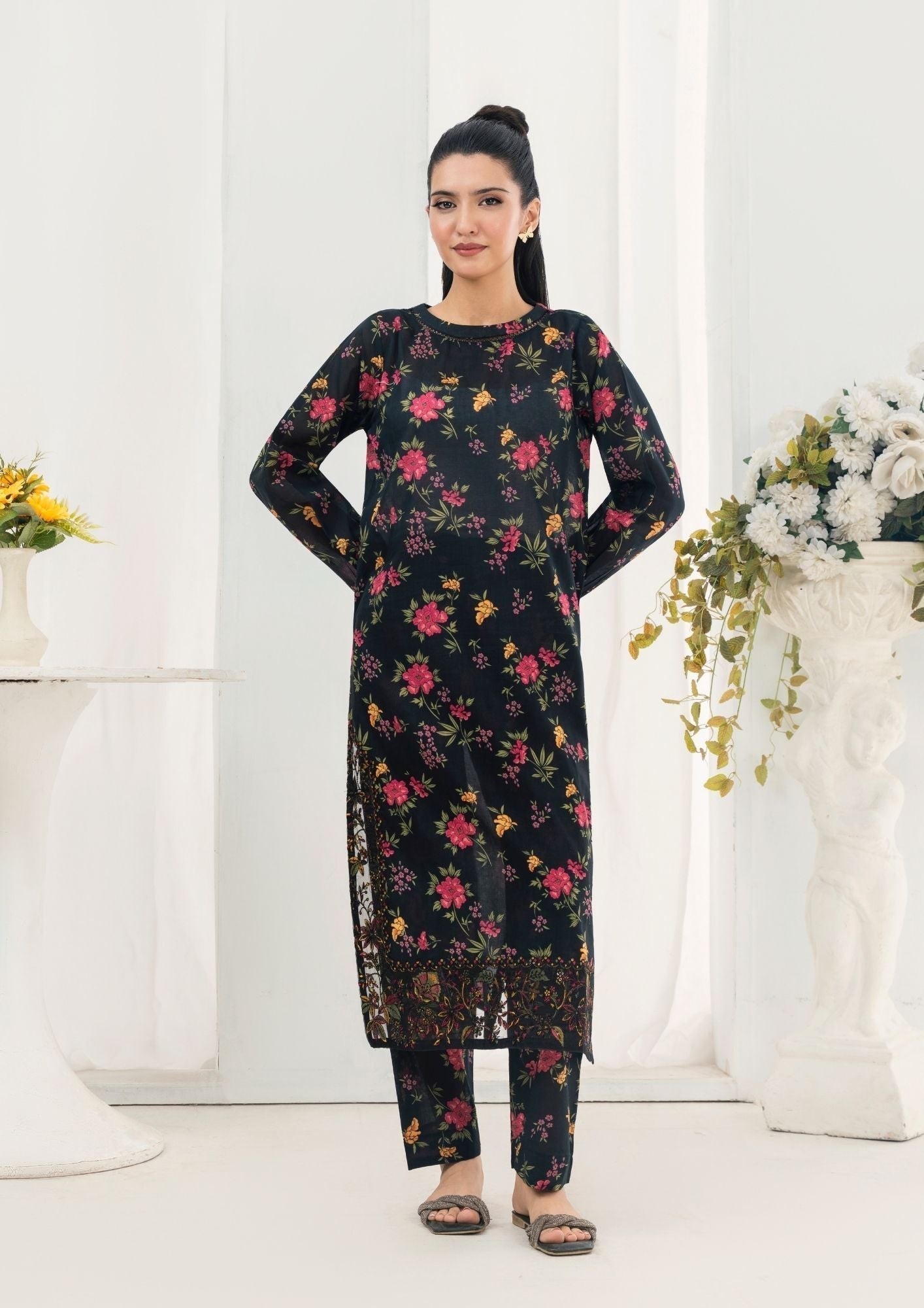 Alfatah Pret Printed Lawn with Embroidery GULZAAR S25 0010 Women 2pcs