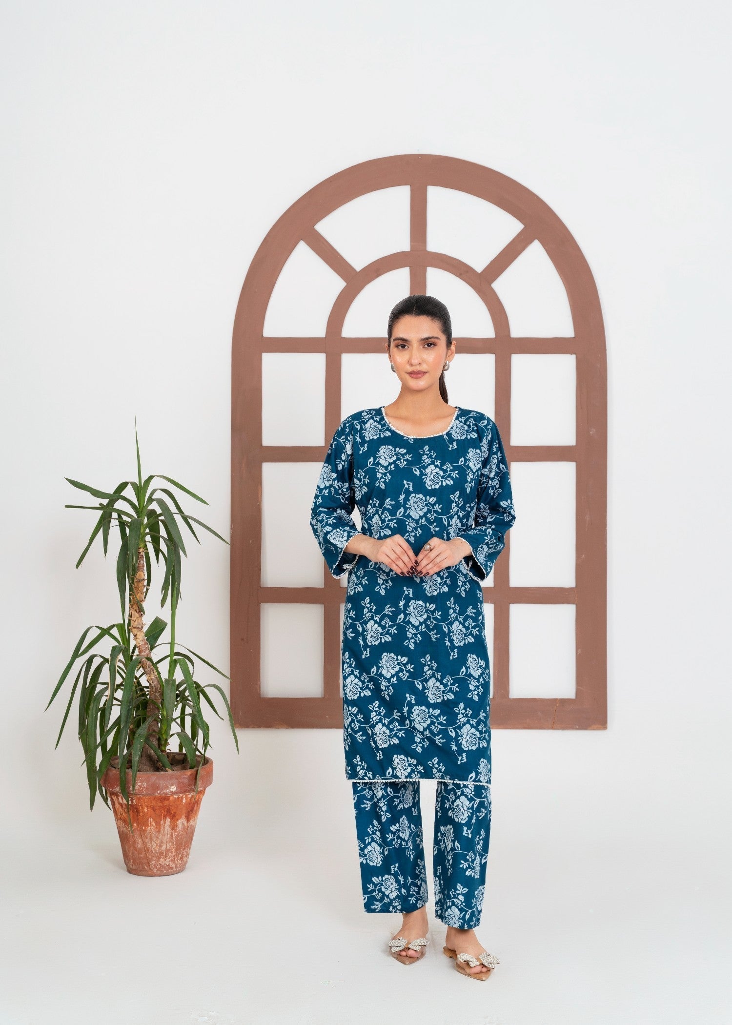 Stylish Collection ROSE TEAL Women 2pcs