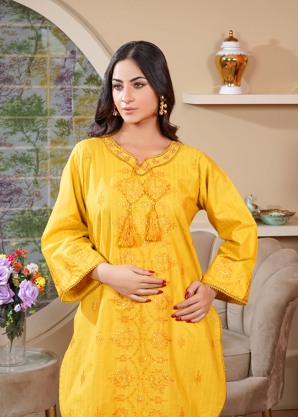 Elara Official Golden Dusk Women 2pcs