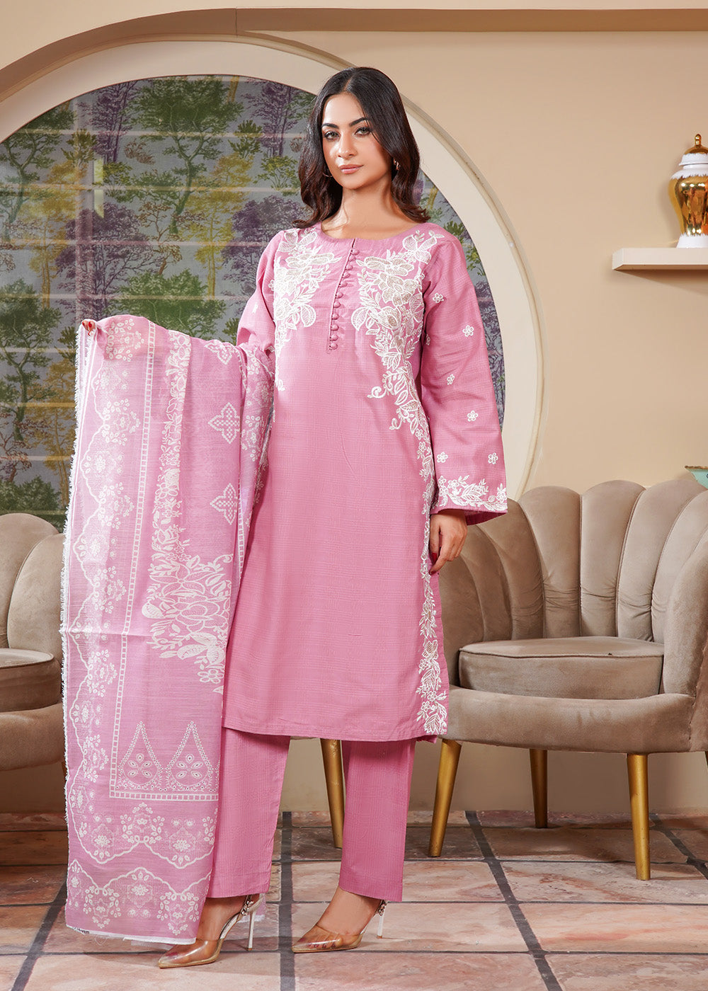 Elara Official Rose Blush Women 3pcs