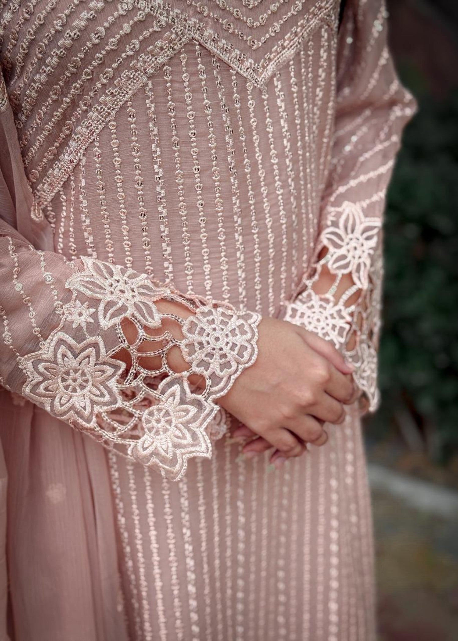 Inaaya Fashion Sunaira Pastel Pink Women 3pcs