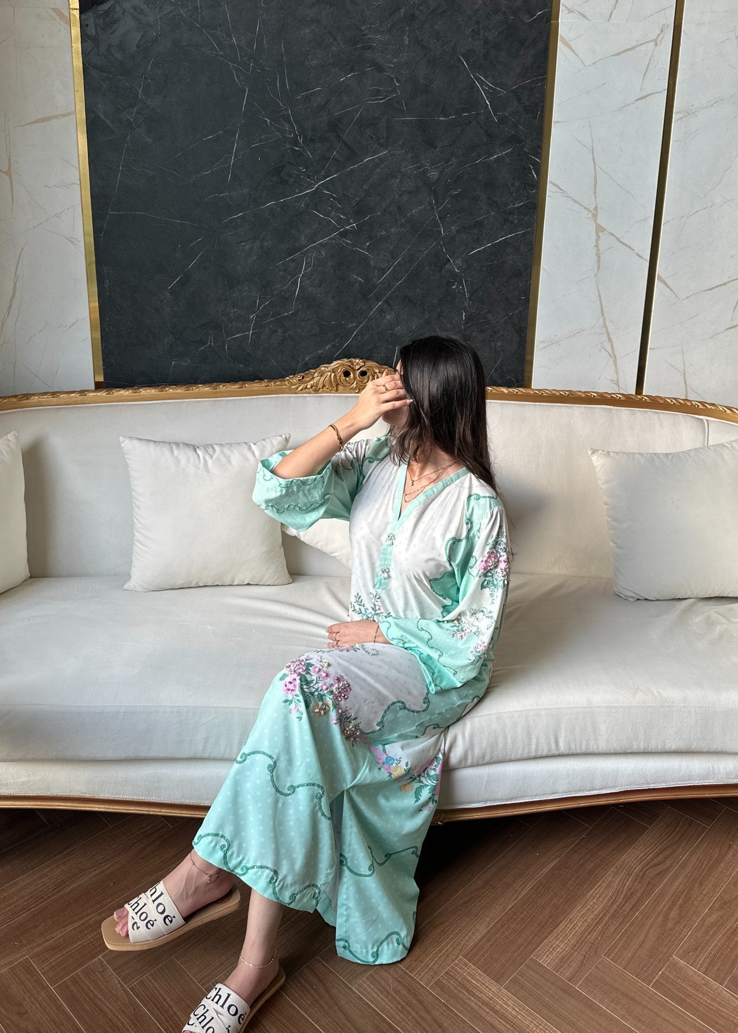 Amber Imran Official Sage Petals Women 1pcs