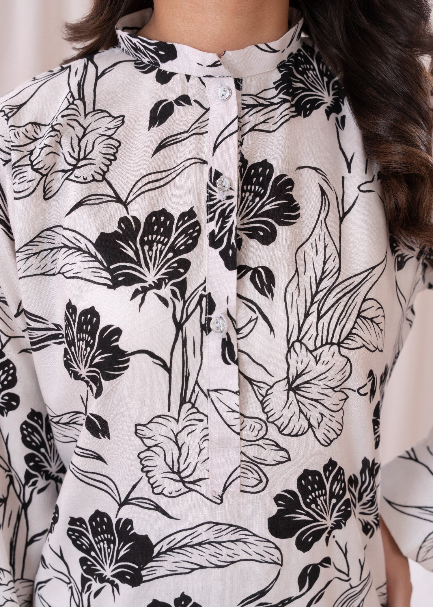 Laal Kurti Printed Kurta Set D115 Women 2pcs