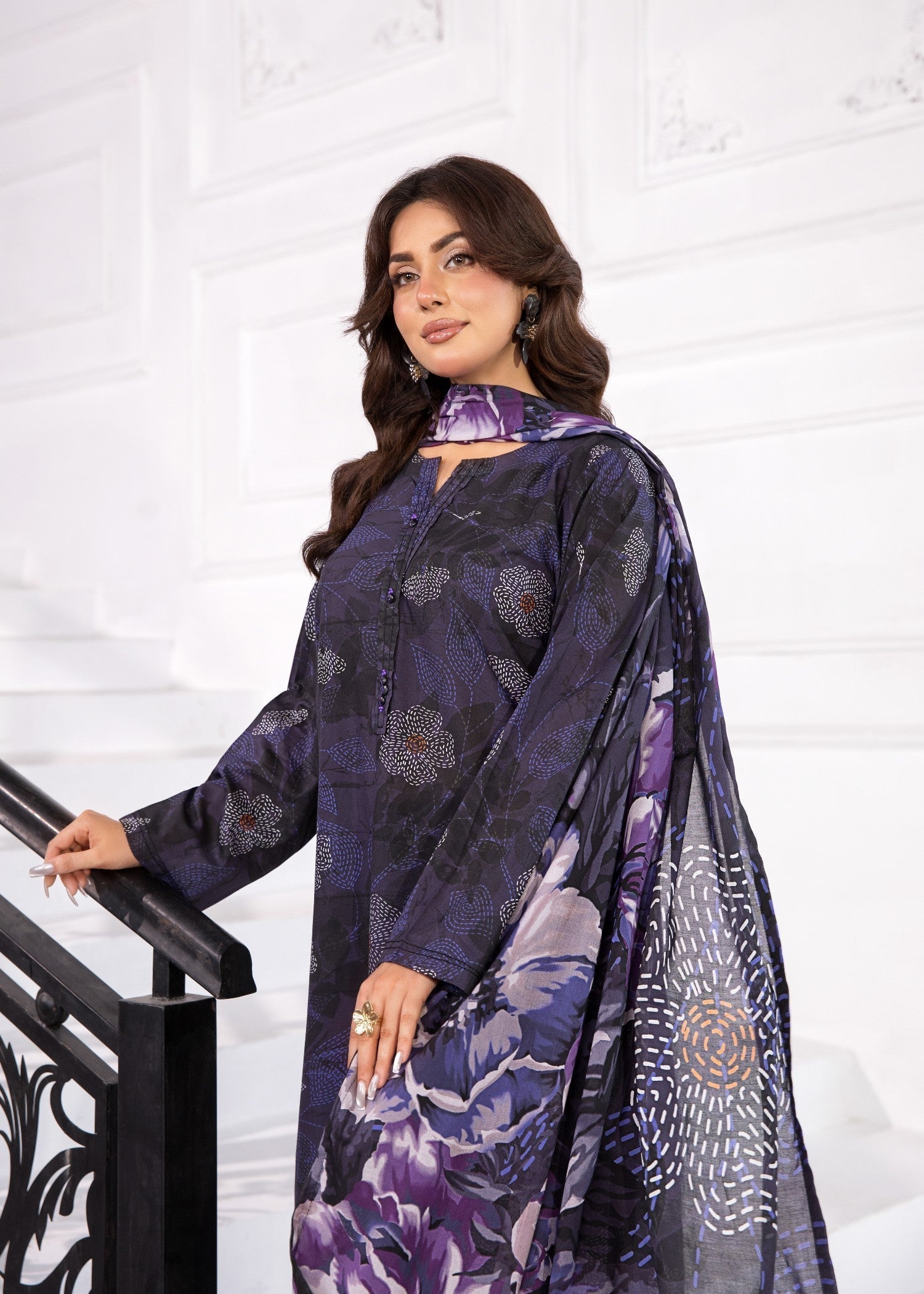 Bin Tayyab (BT006370 BLK 05) Women 3pcs