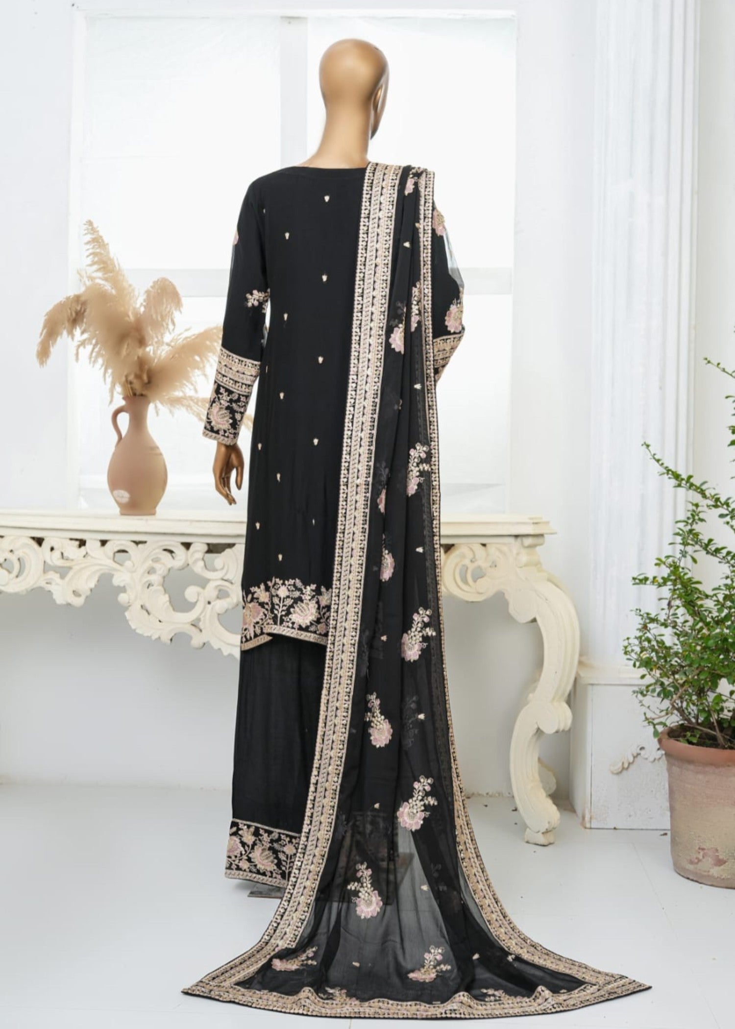 Ahmed Creations MAHROSH BLACK Women 3pcs