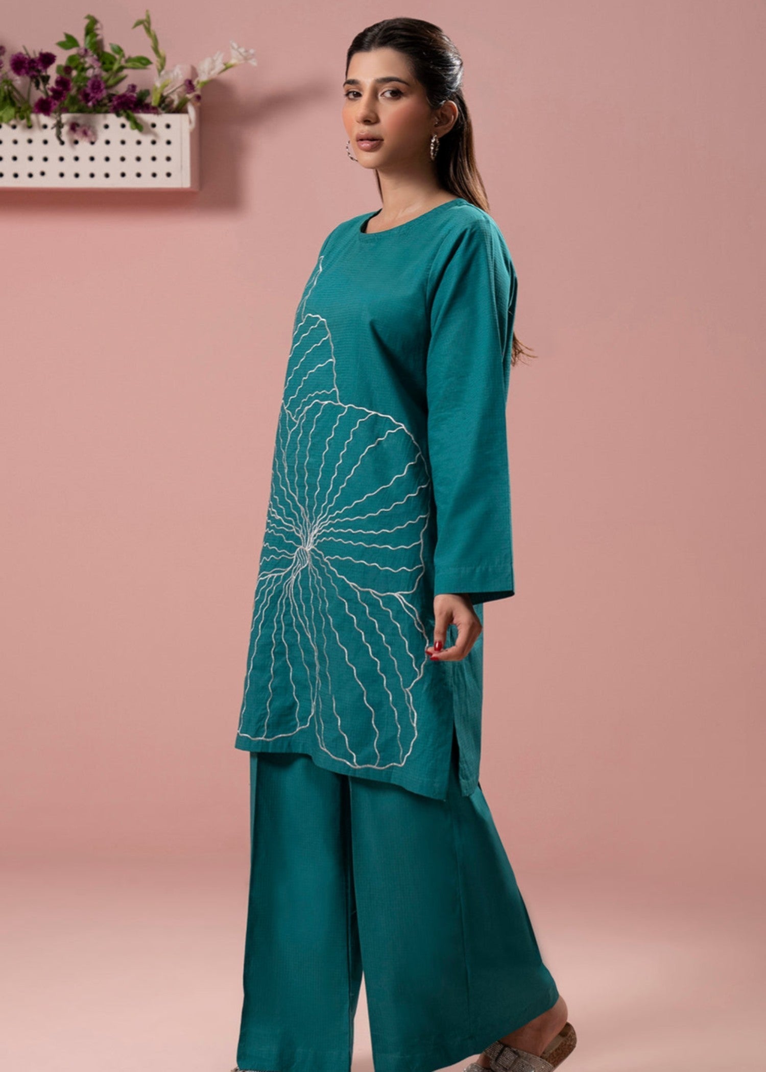 Zellbury WWS252178 Green Women 2pcs