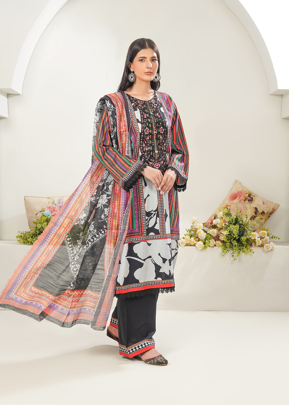 Elara Official Midnight Garden Women 3pcs