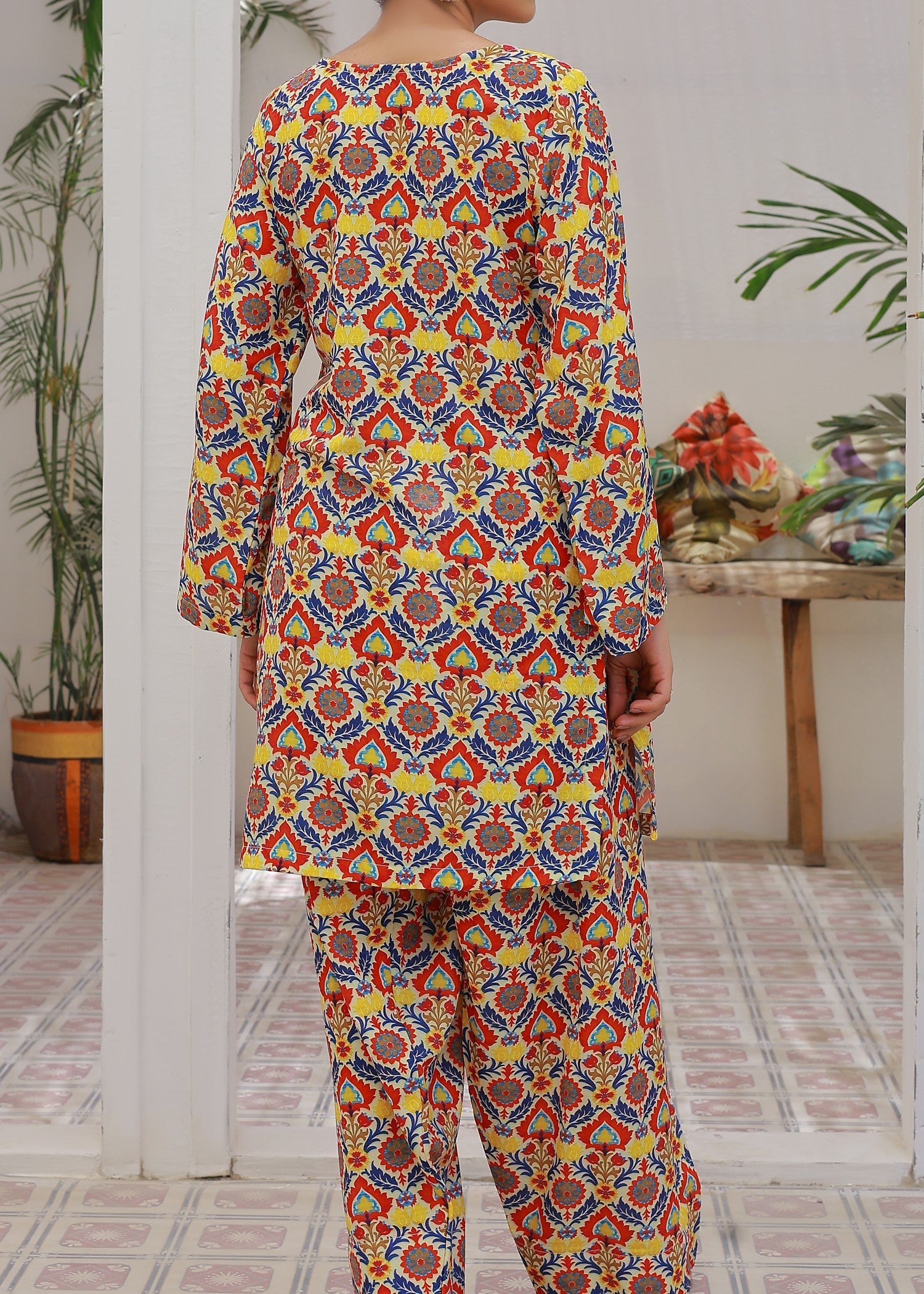 Zuruj Pret Basant Melody (Farshi Shalwar) Women 3pcs